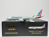American Airlines Boeing 737 MAX 8 1:200 Gemini Jets N324RA (G2AAL704)