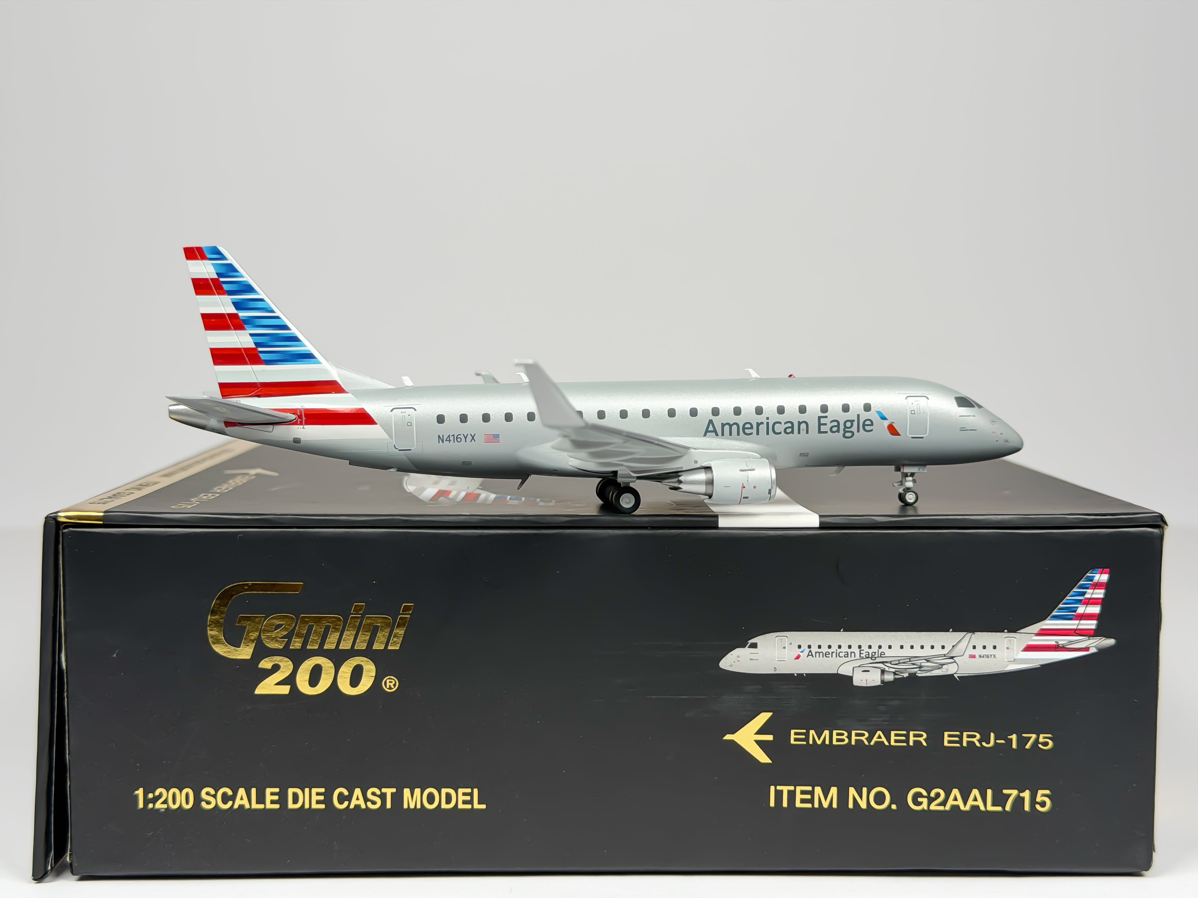 American Eagle Embraer E175 1:200 Gemini Jets N416YX (G2AAL715)