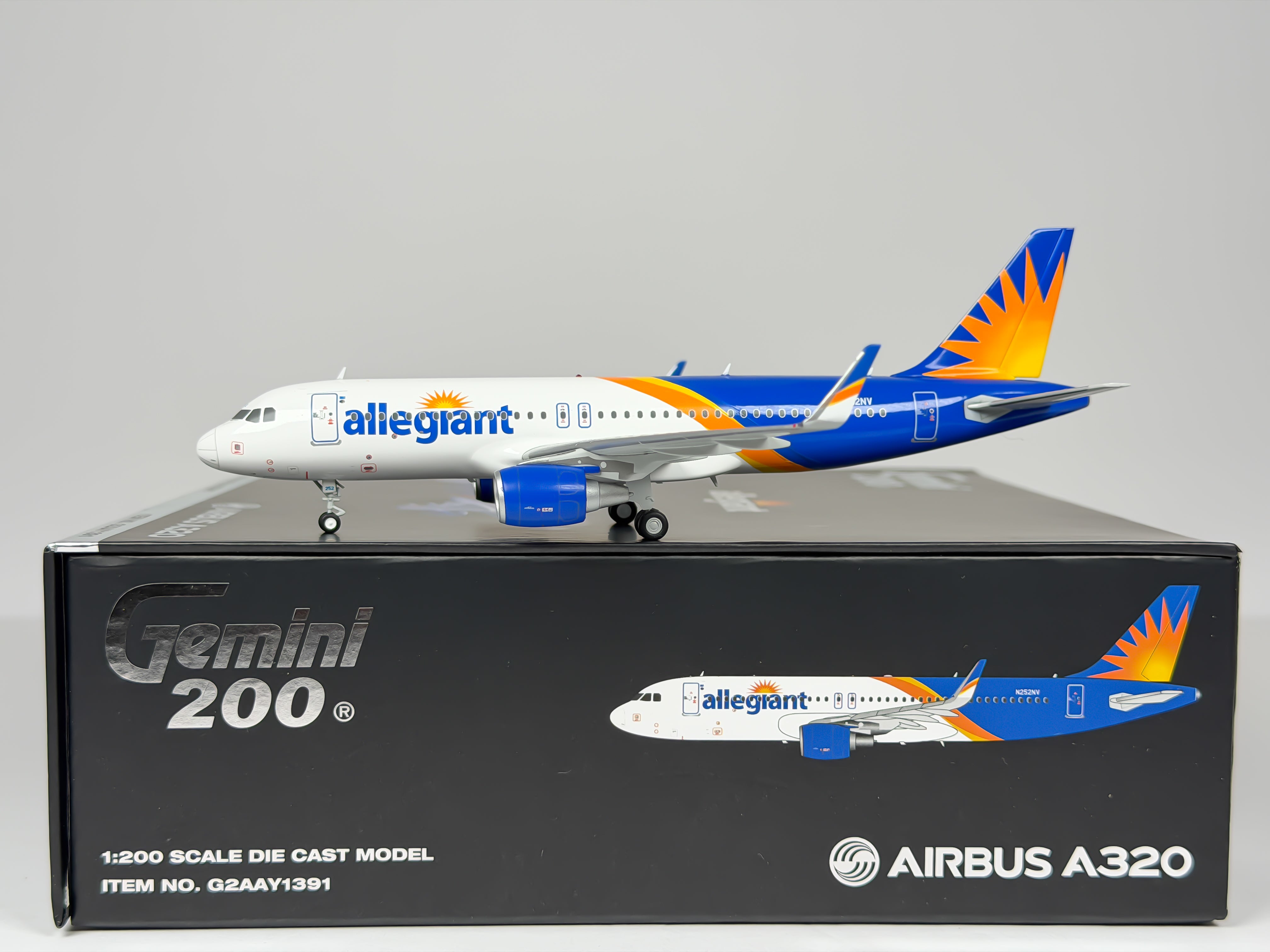 Allegiant Air Airbus A320 1:200 Gemini Jets N252NV (G2AAY1391)
