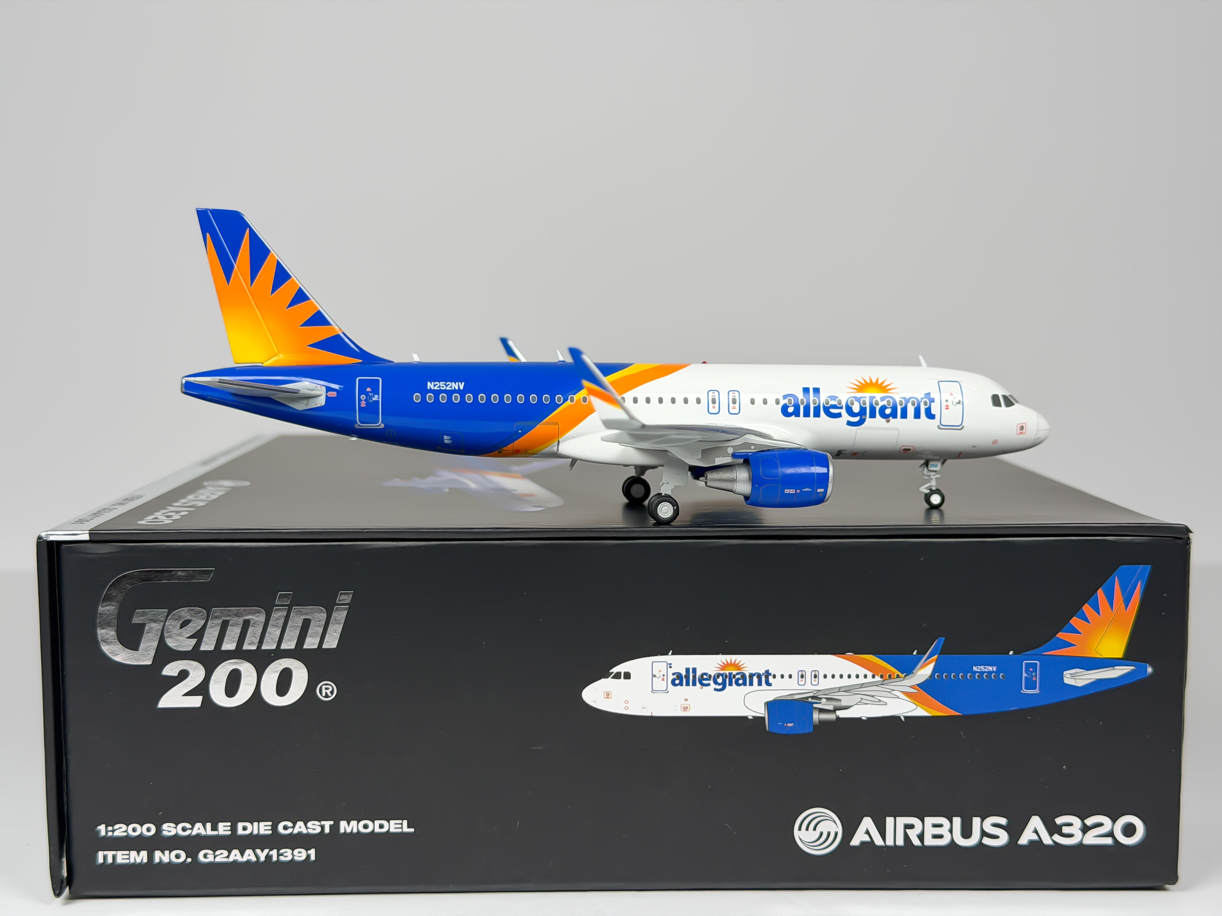 Allegiant Air Airbus A320 1:200 Gemini Jets N252NV (G2AAY1391)