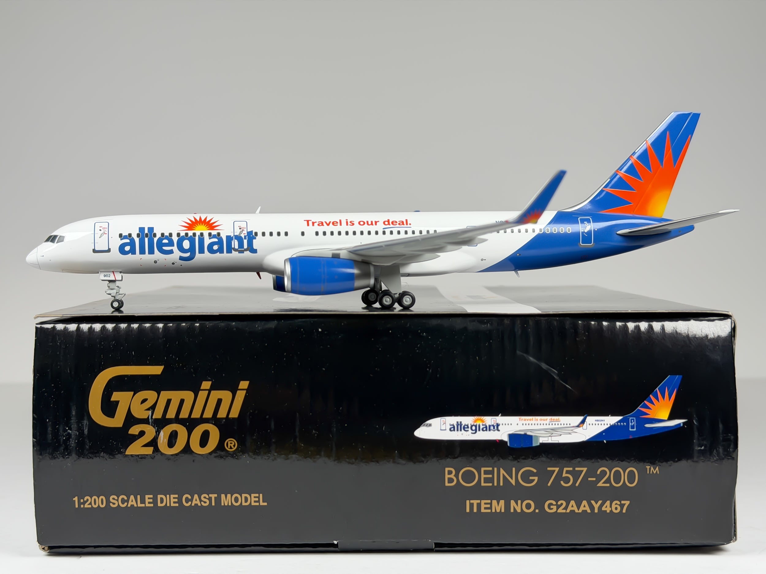 Allegiant Air Boeing 757-200 1:200 Gemini Jets N902NV (G2AAY467)