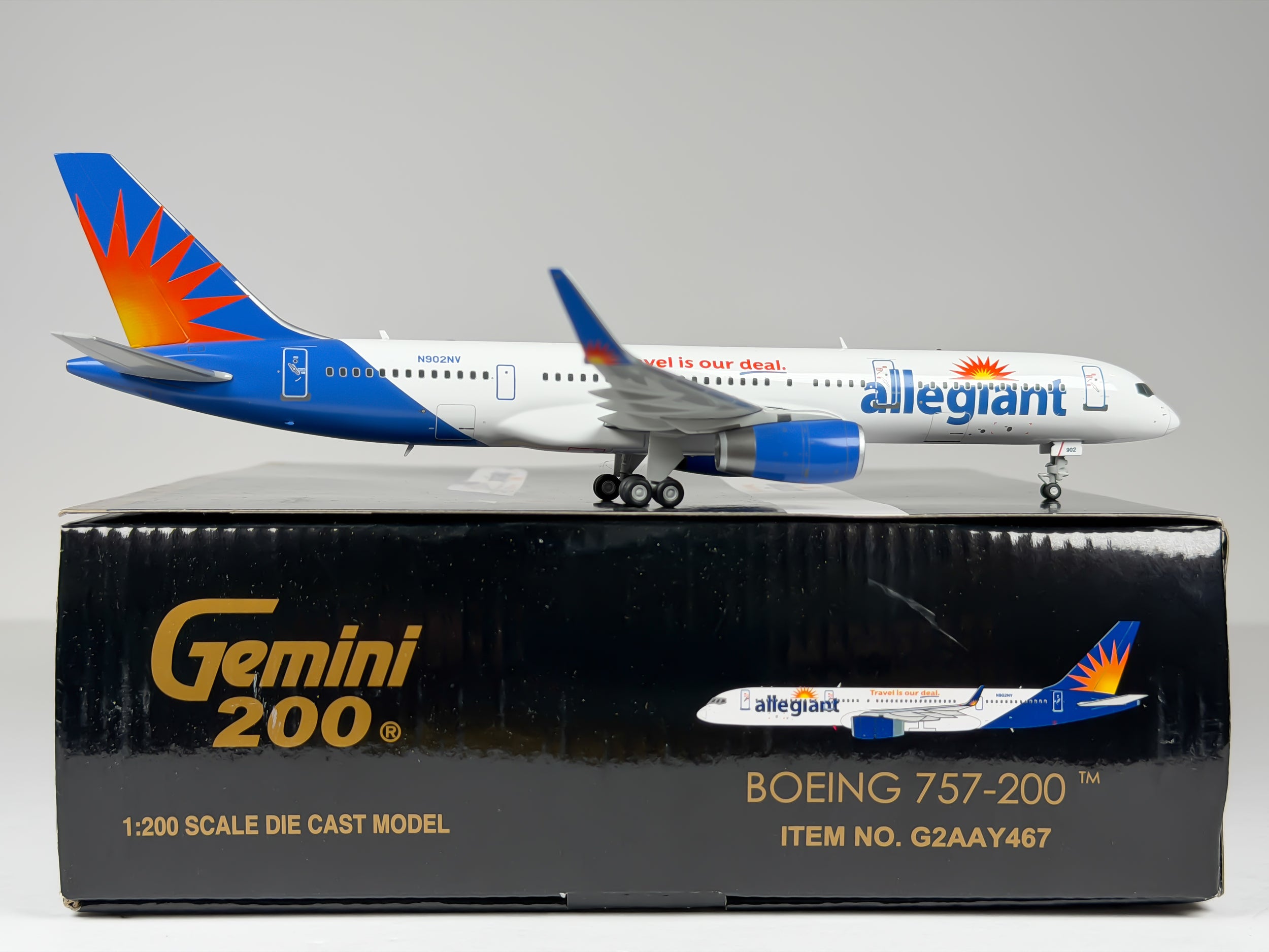 Allegiant Air Boeing 757-200 1:200 Gemini Jets N902NV (G2AAY467)