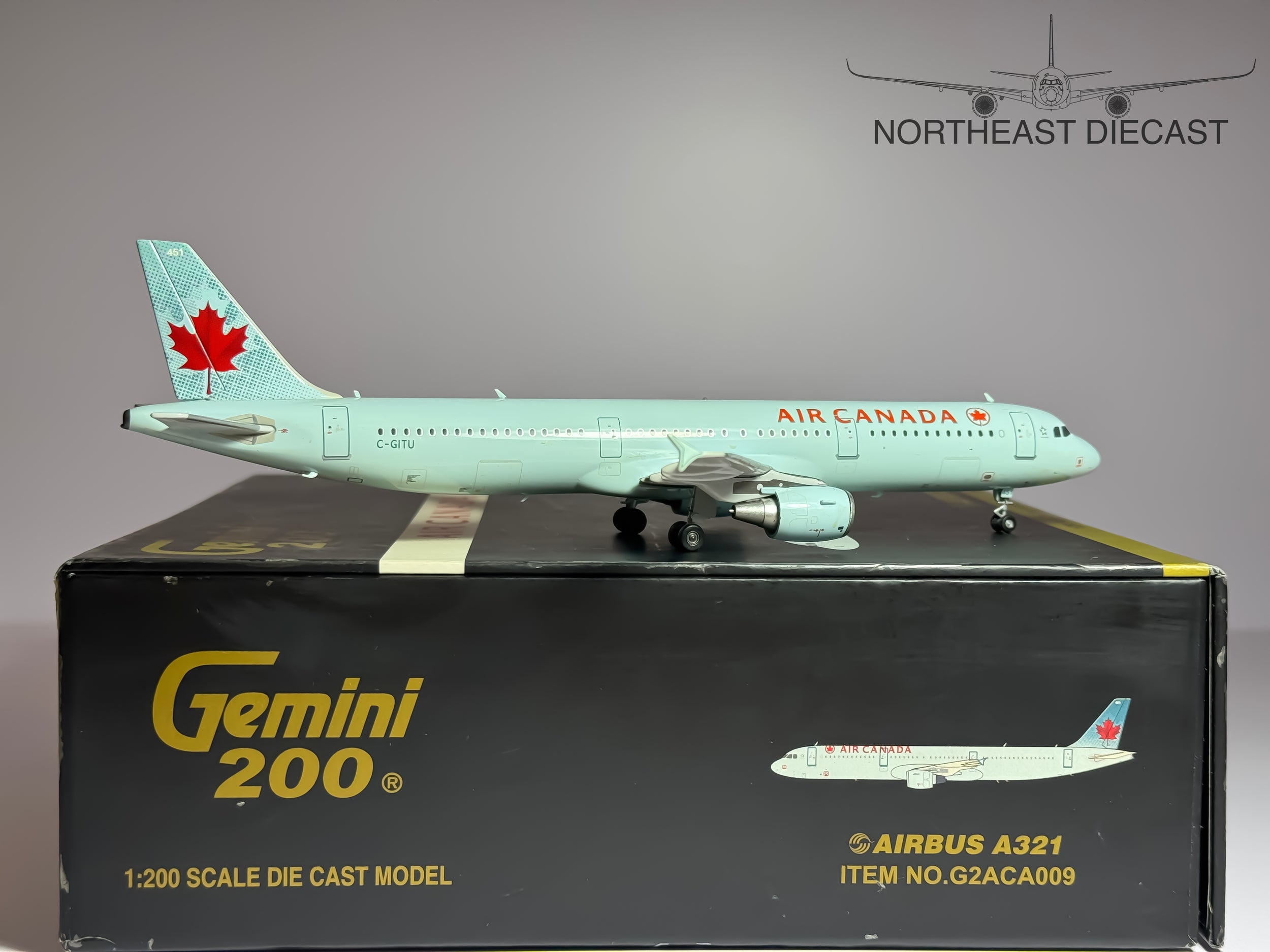 Air Canada Airbus A321-200 1:200 Gemini Jets C-GITU (G2ACA009)