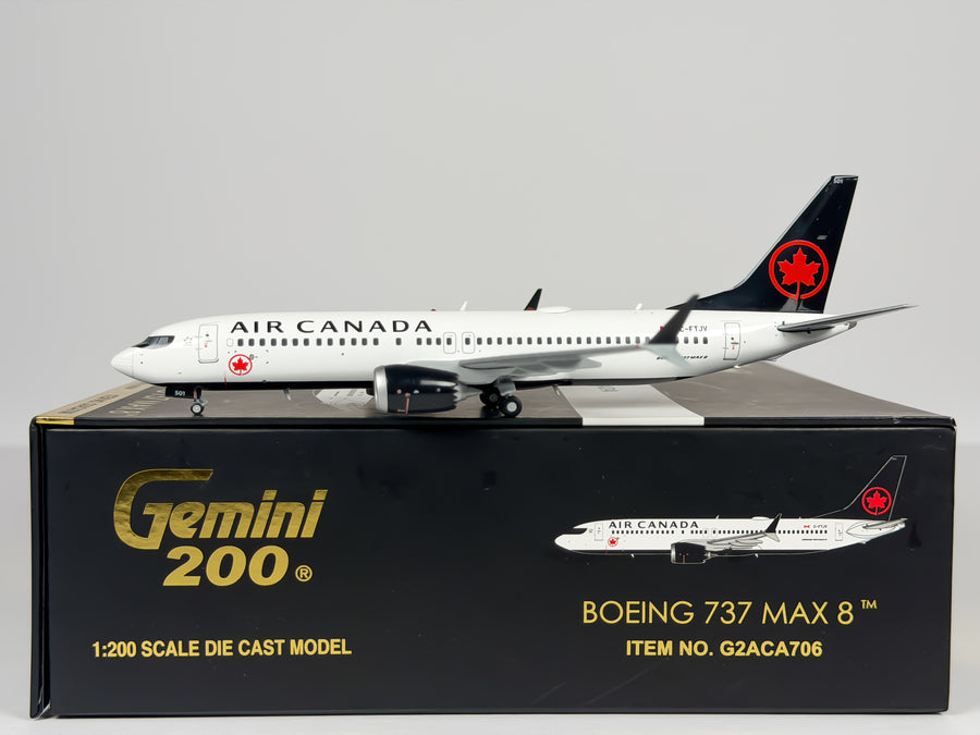 Air Canada Boeing 737 MAX 8 1:200 Gemini Jets C-FTJV (G2ACA706)