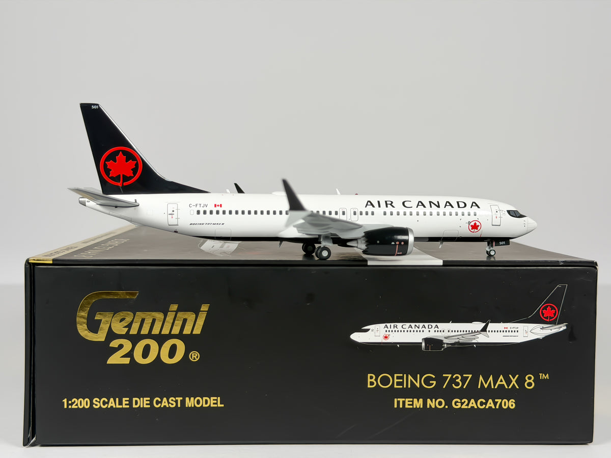 Air Canada Boeing 737 MAX 8 1:200 Gemini Jets C-FTJV (G2ACA706)