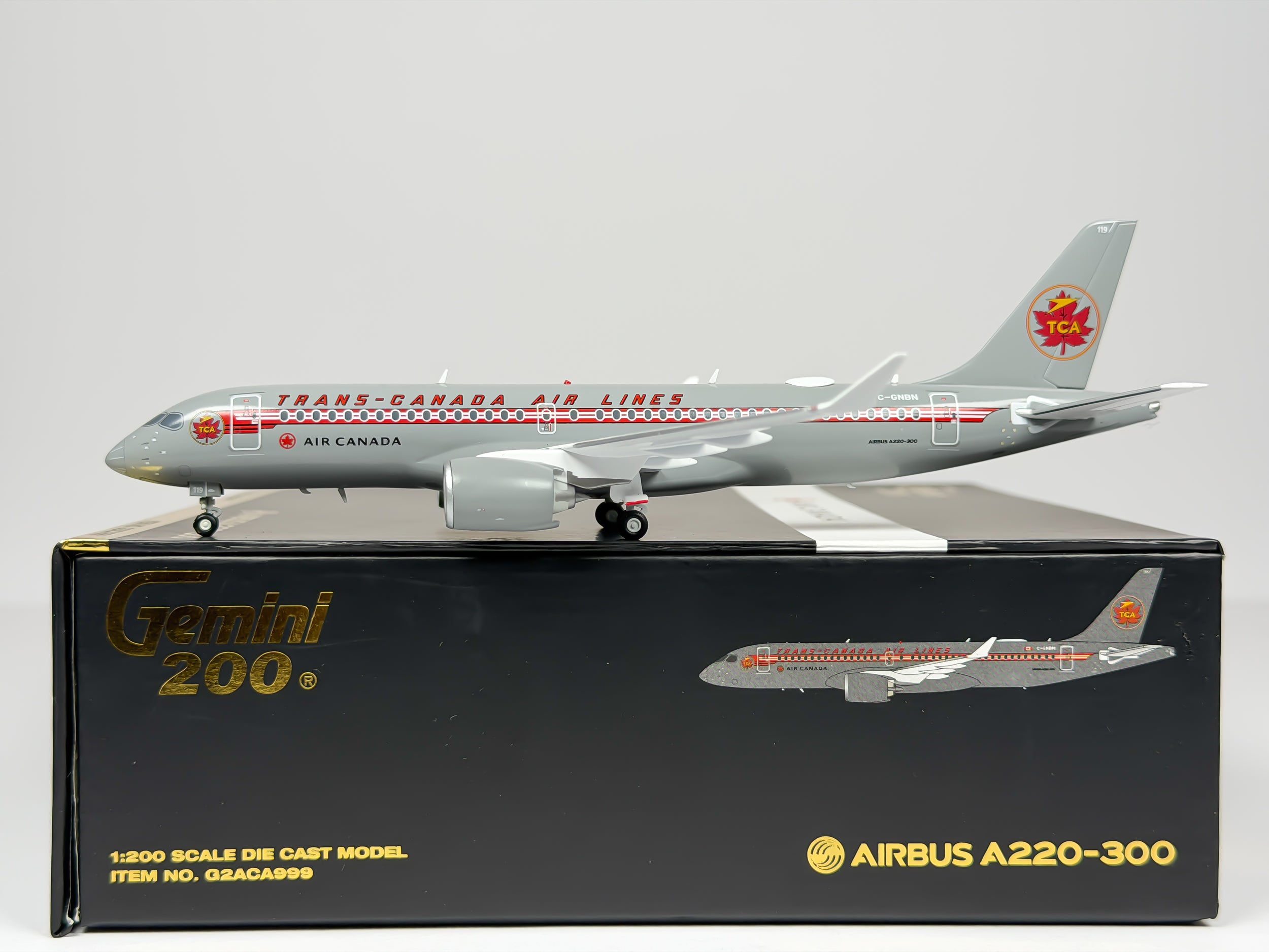 Air Canada Airbus A220-300 1:200 Gemini Jets C-GNBN (G2ACA999)