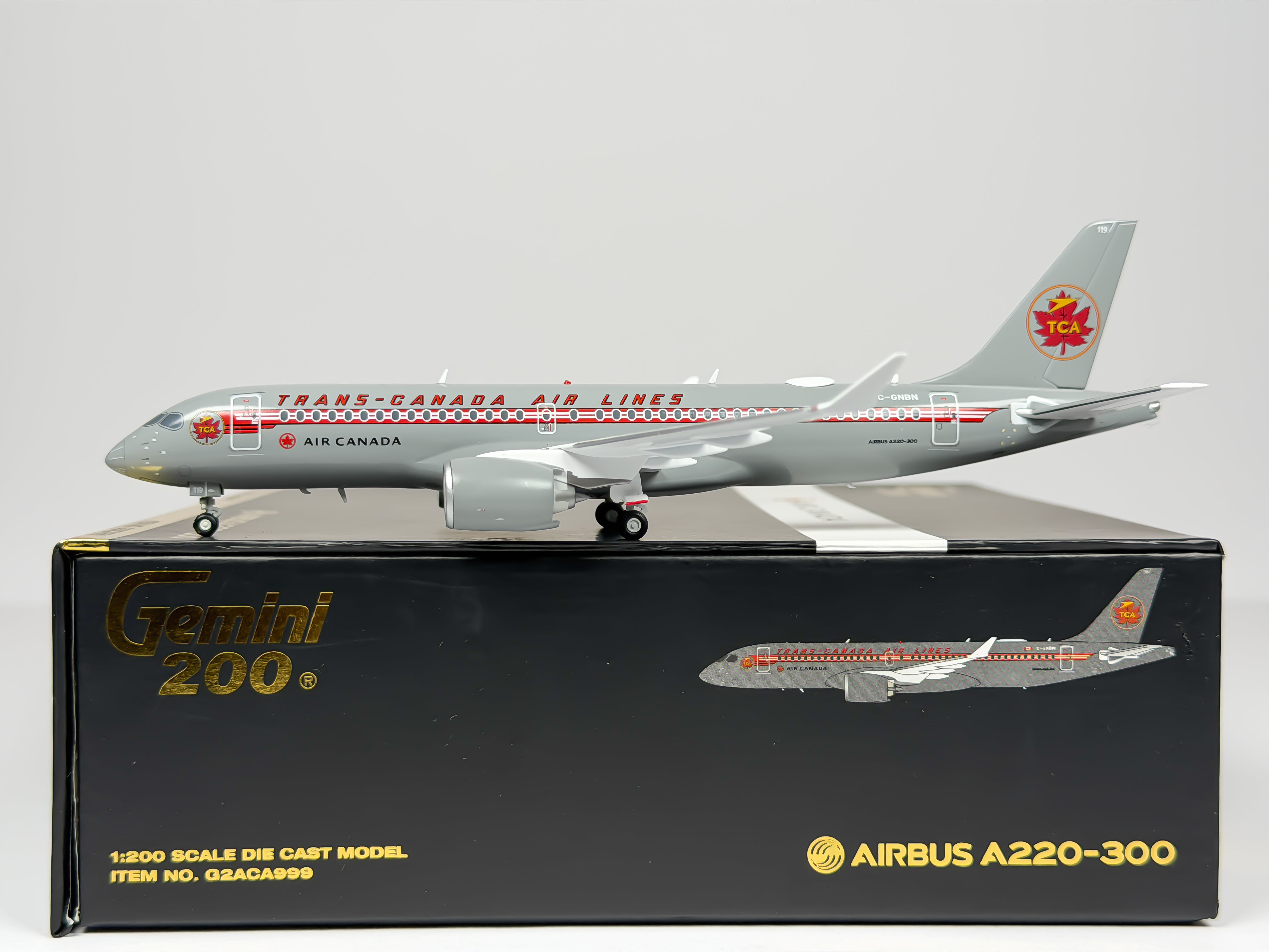 Air Canada Airbus A220-300 1:200 Gemini Jets C-GNBN (G2ACA999)