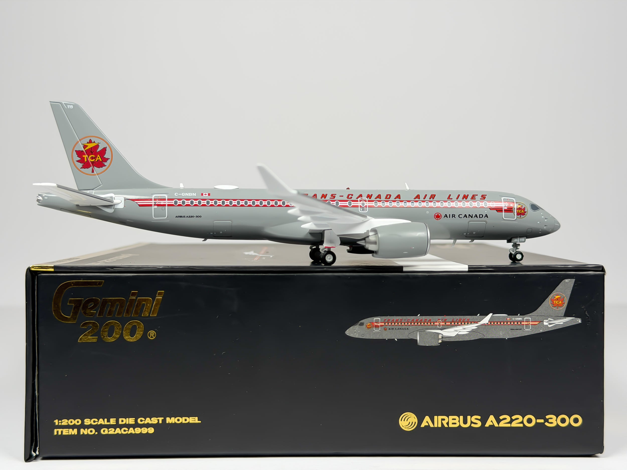 Air Canada Airbus A220-300 1:200 Gemini Jets C-GNBN (G2ACA999)