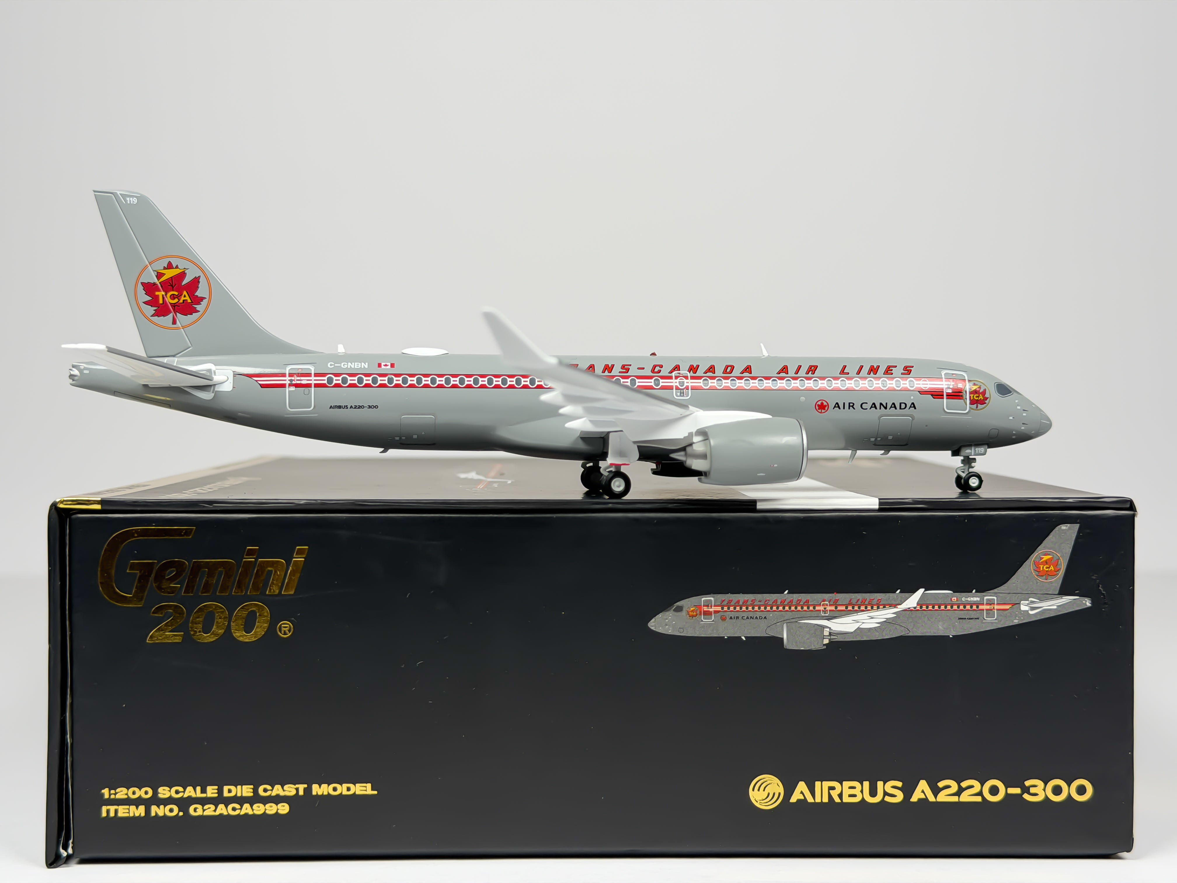 Air Canada Airbus A220-300 1:200 Gemini Jets C-GNBN (G2ACA999)