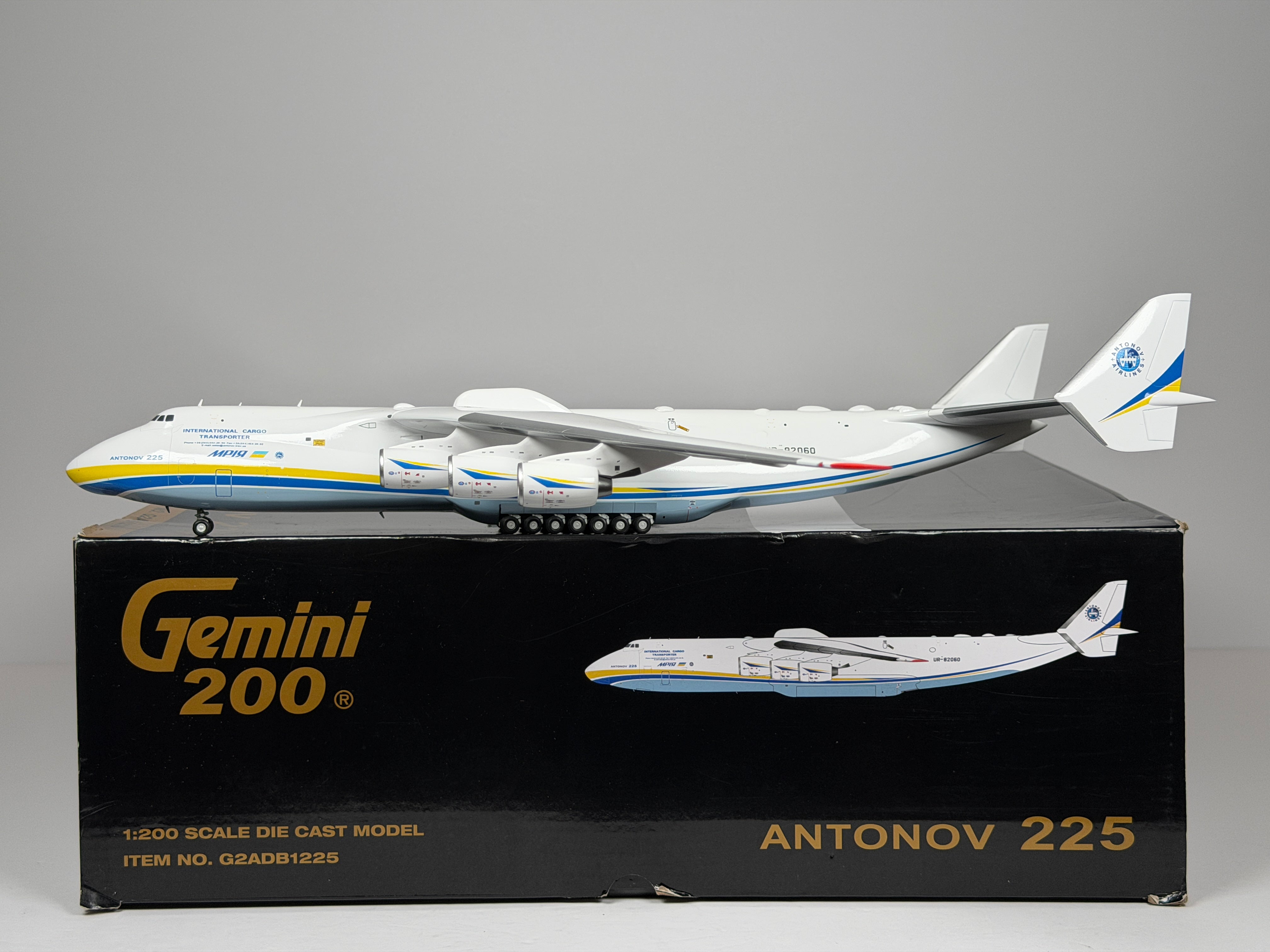 Antonov Ukraine Antonov AN-225 1:200 Gemini Jets UR-82060 (G2ADB1225)