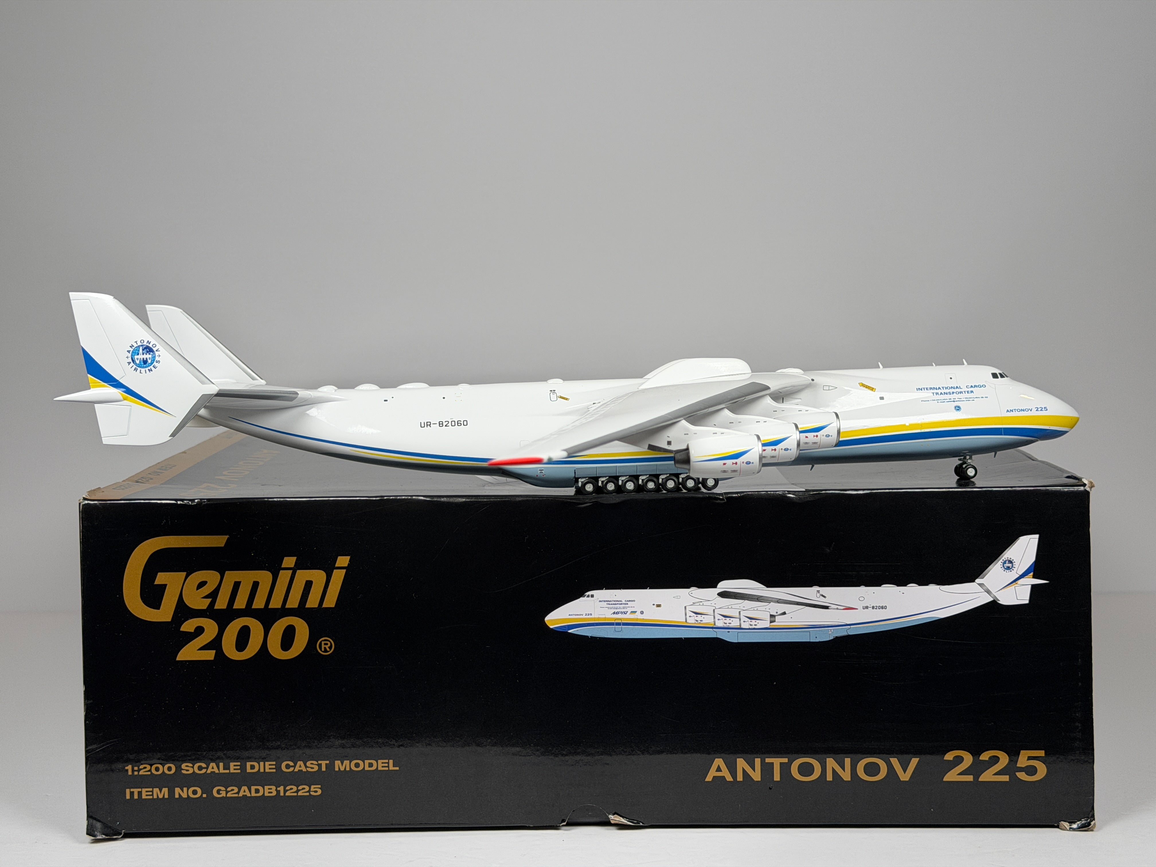 Antonov Ukraine Antonov AN-225 1:200 Gemini Jets UR-82060 (G2ADB1225)