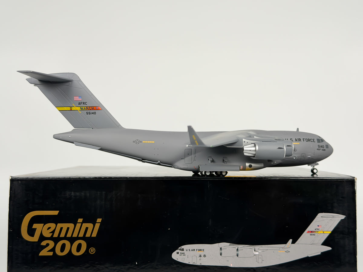U.S Air Force (USAF) Lockheed C-17 Globemaster 1:200 Gemini Jets 05-5140 (G2AFO1059)