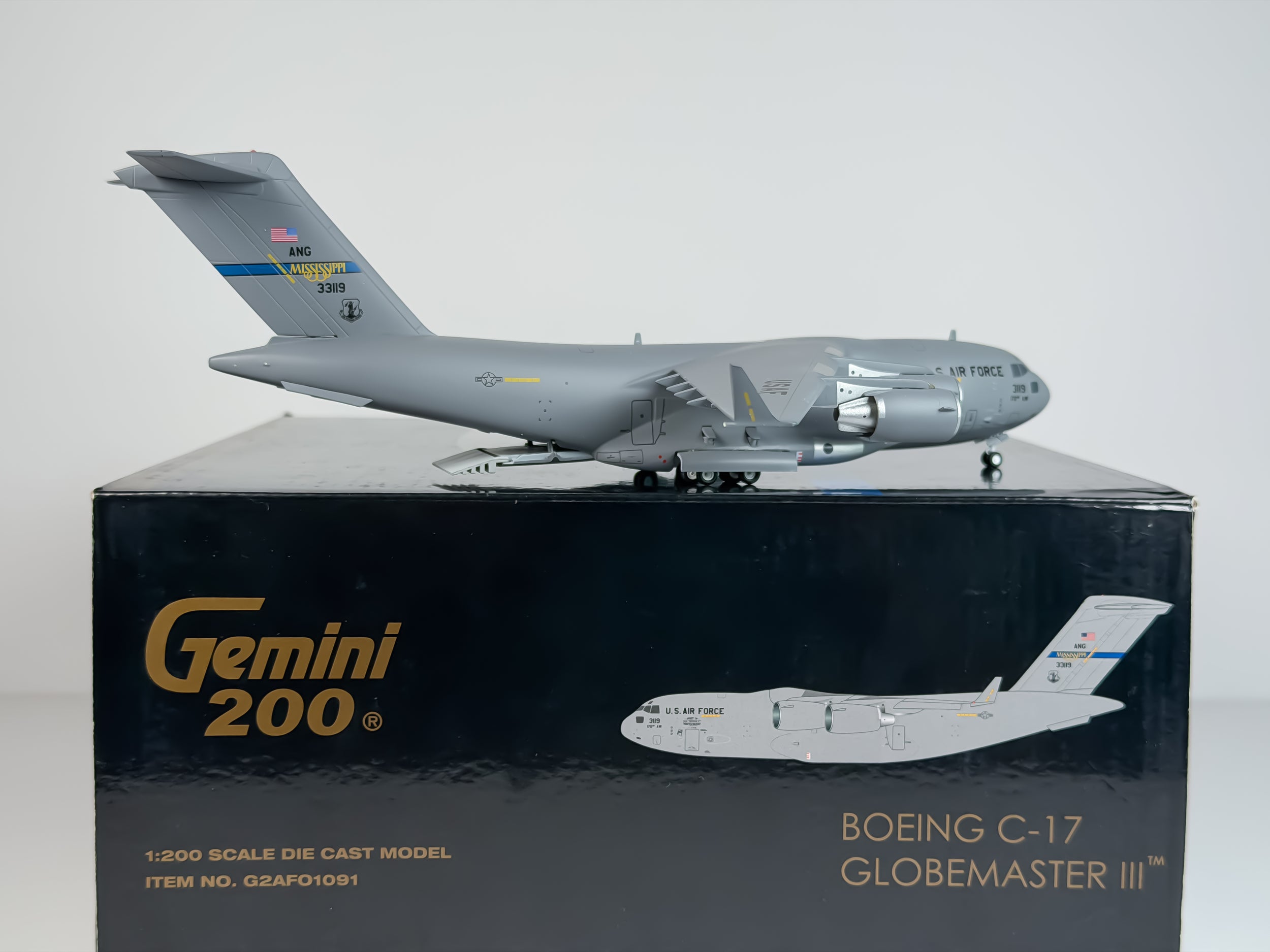 U.S Air Force (USAF) Lockheed C-17 Globemaster 1:200 Gemini Jets 03-3119 (G2AFO1091)