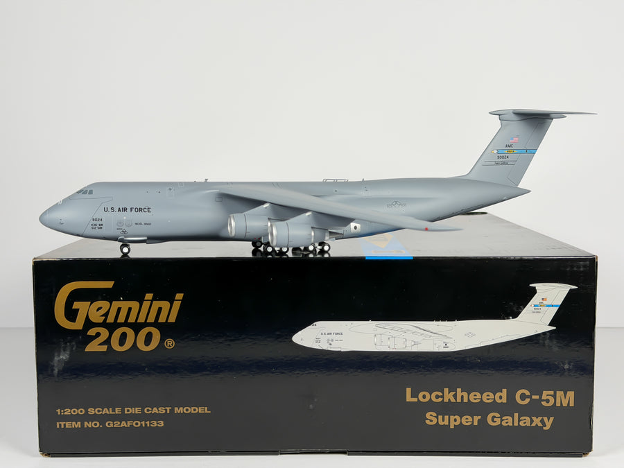 U.S Air Force (USAF) Lockheed C-5 Super Galaxy 1:200 Gemini Jets 69-0024 (G2AFO1133)