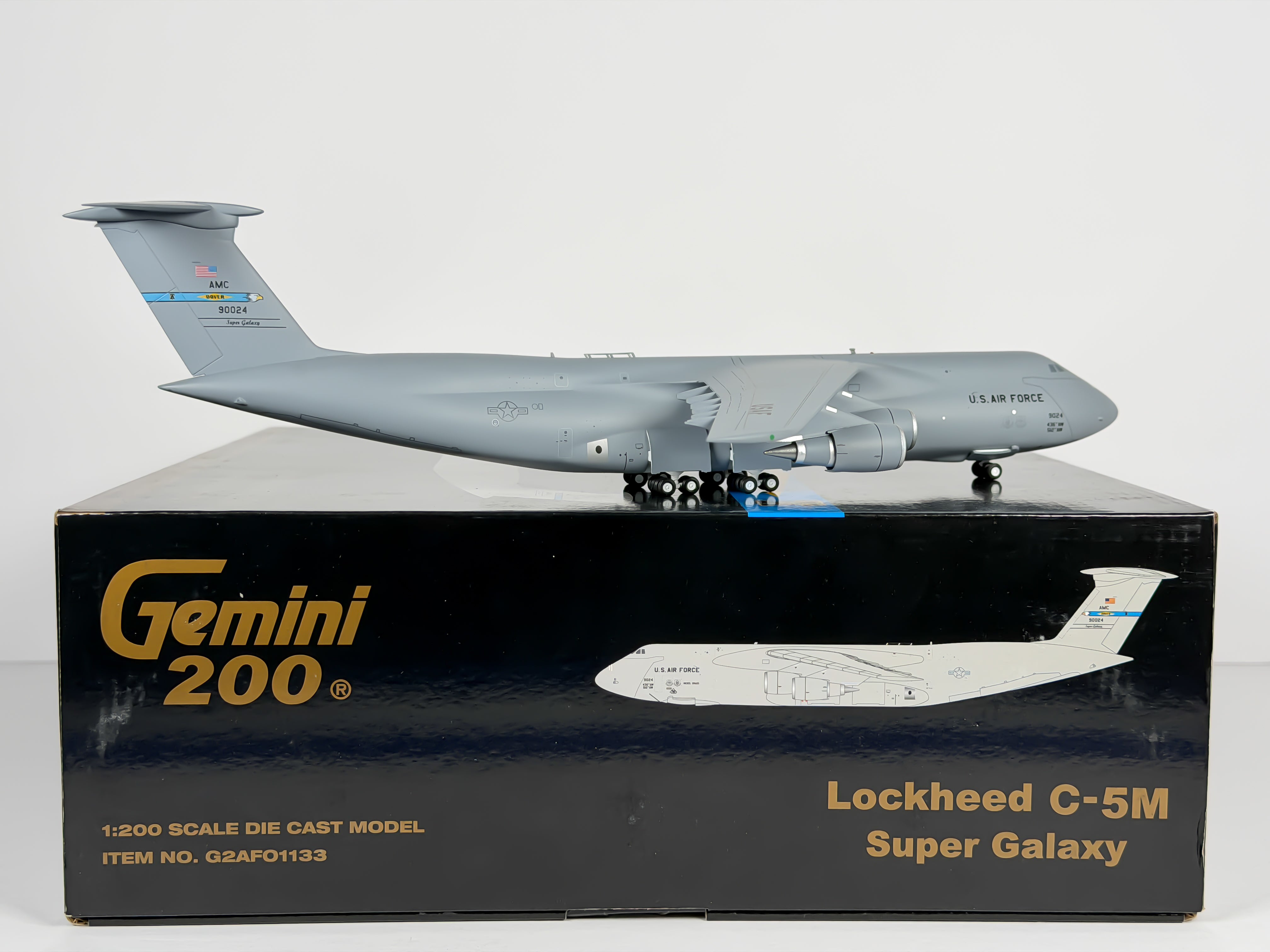 U.S Air Force (USAF) Lockheed C-5 Super Galaxy 1:200 Gemini Jets 69-0024 (G2AFO1133)