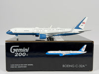 U.S Air Force (USAF) Boeing 757-200 (C-32A) 1:200 Gemini Jets 99-0004 (G2AFO1280)