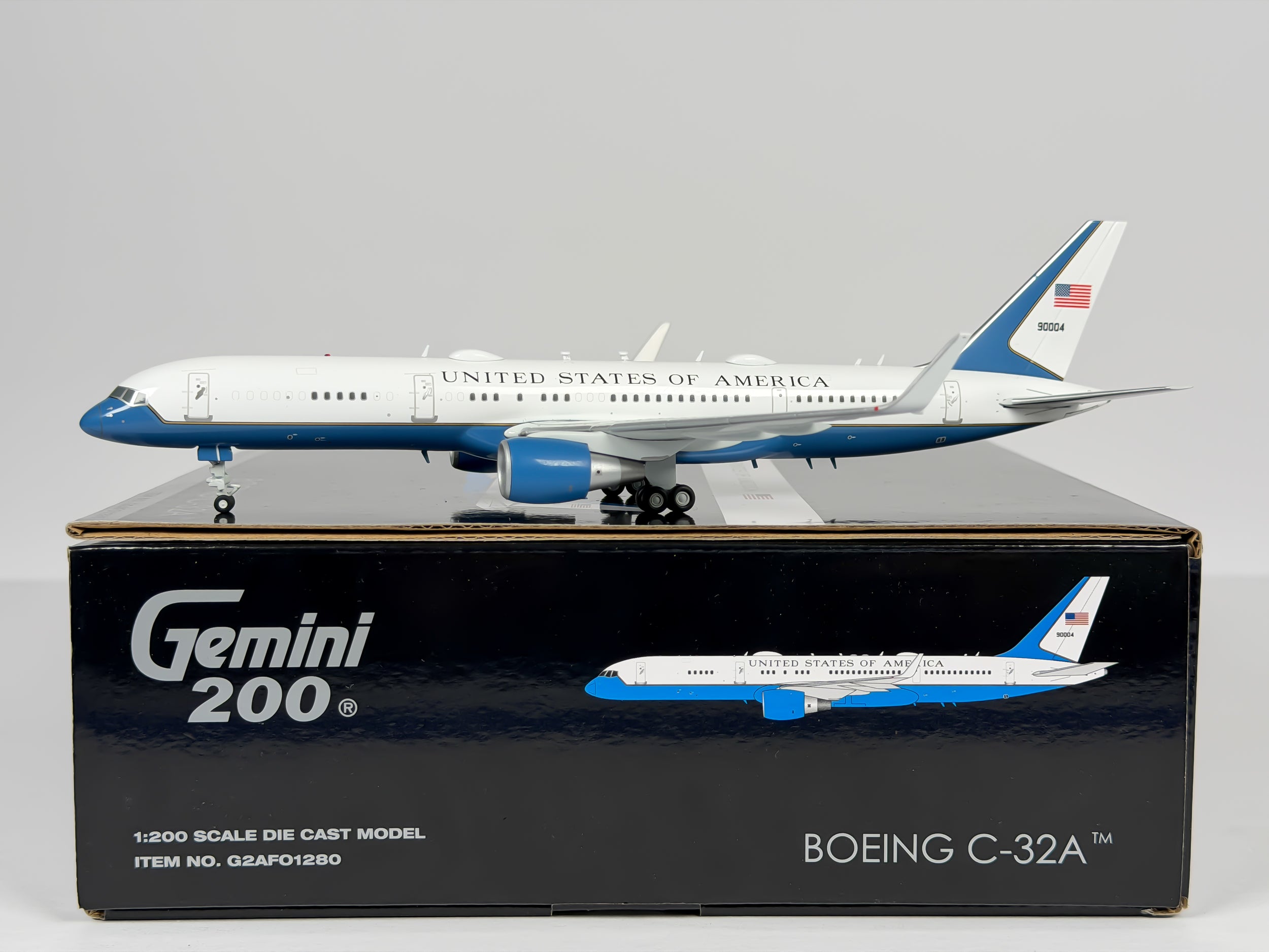 U.S Air Force (USAF) Boeing 757-200 (C-32A) 1:200 Gemini Jets 99-0004 (G2AFO1280)