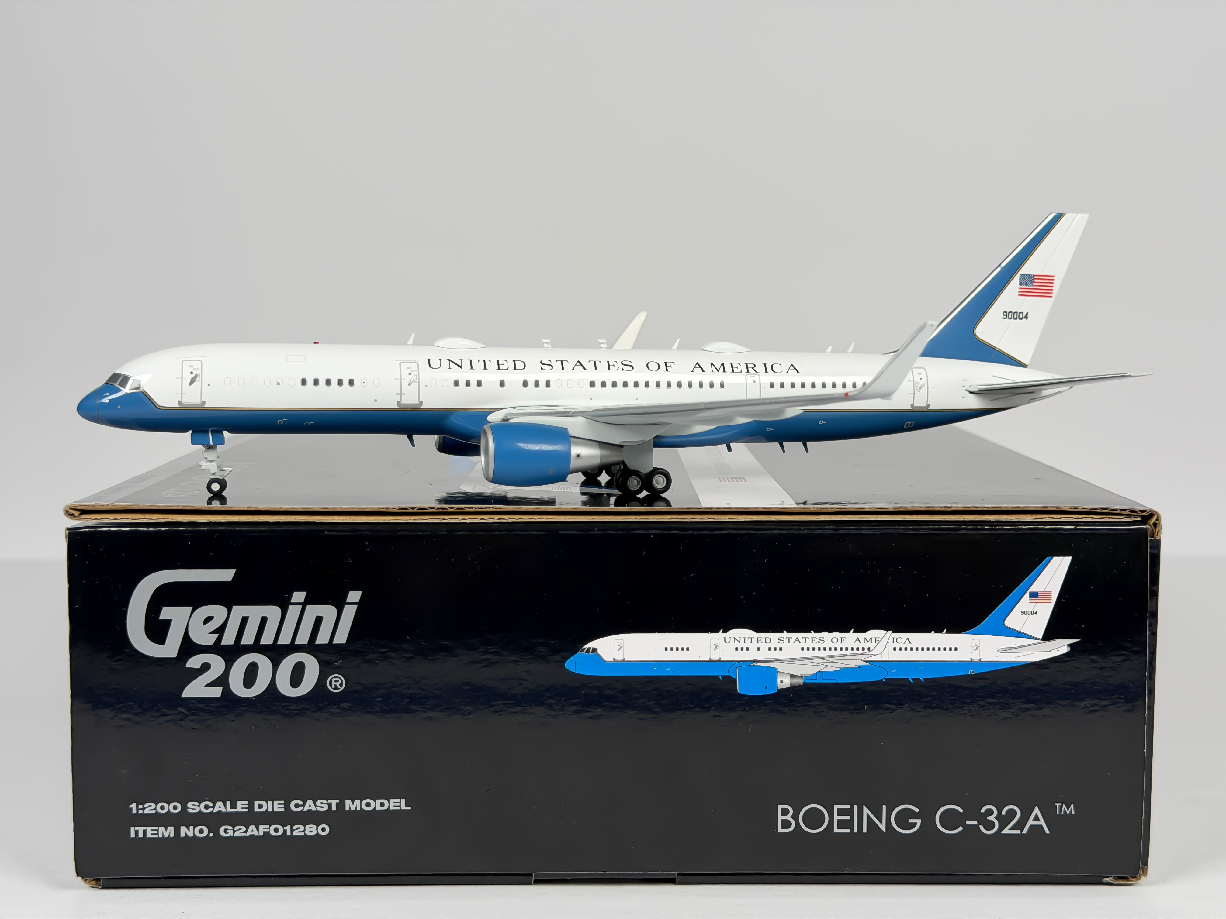 U.S Air Force (USAF) Boeing 757-200 (C-32A) 1:200 Gemini Jets 99-0004 (G2AFO1280)