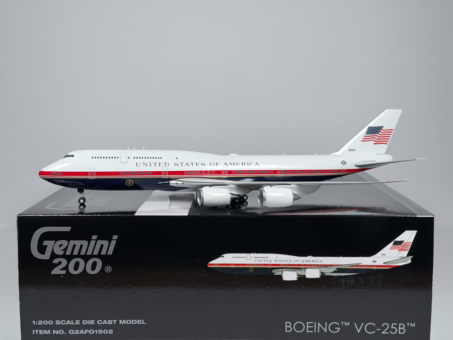 U.S Air Force (USAF) Boeing 747 (VC-25) 1:200 Gemini Jets 31000 (G2AFO1502)