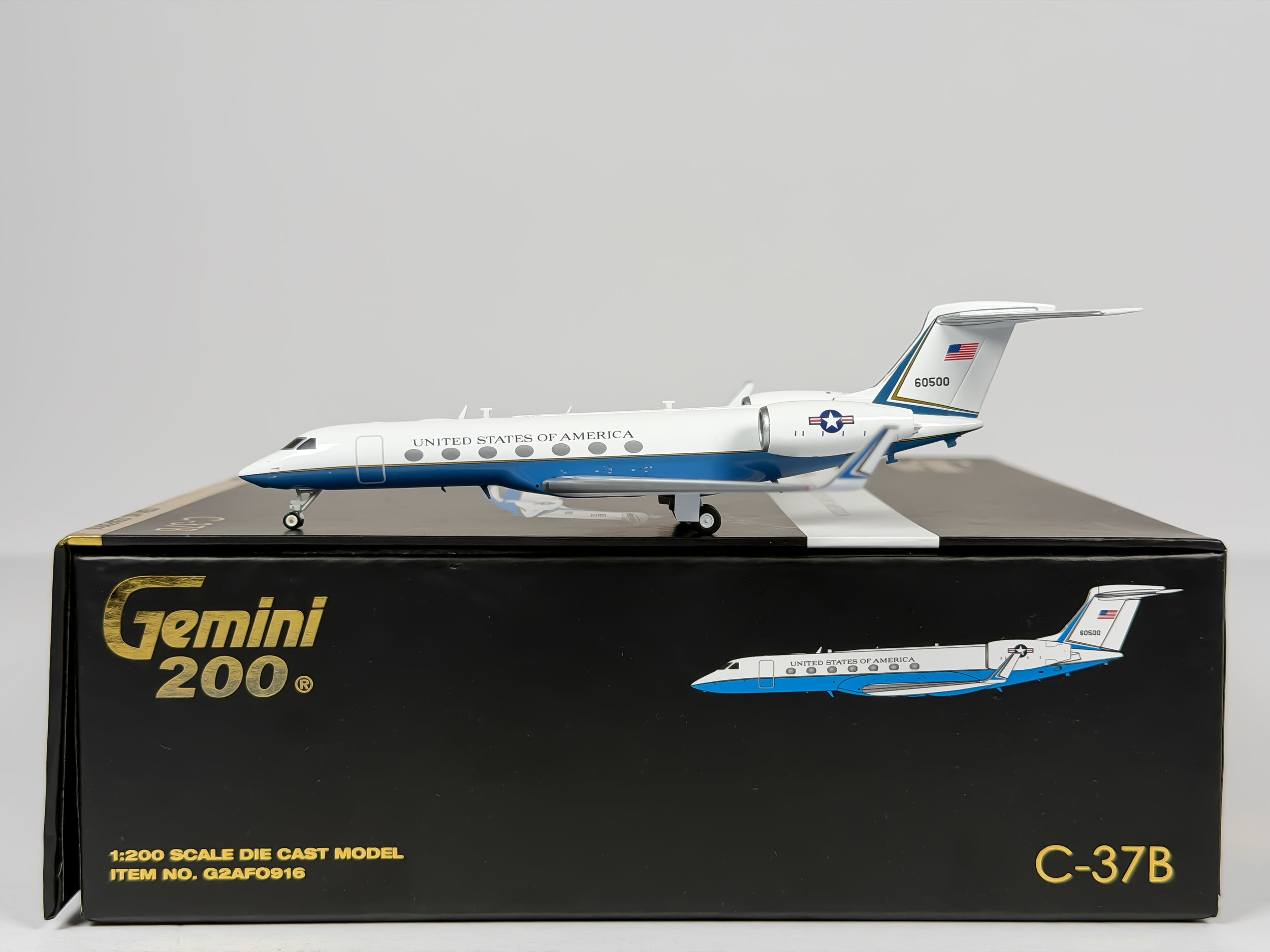 U.S Air Force (USAF) Gulfstream C-37B 1:200 Gemini Jets 60500 (G2AFO916)