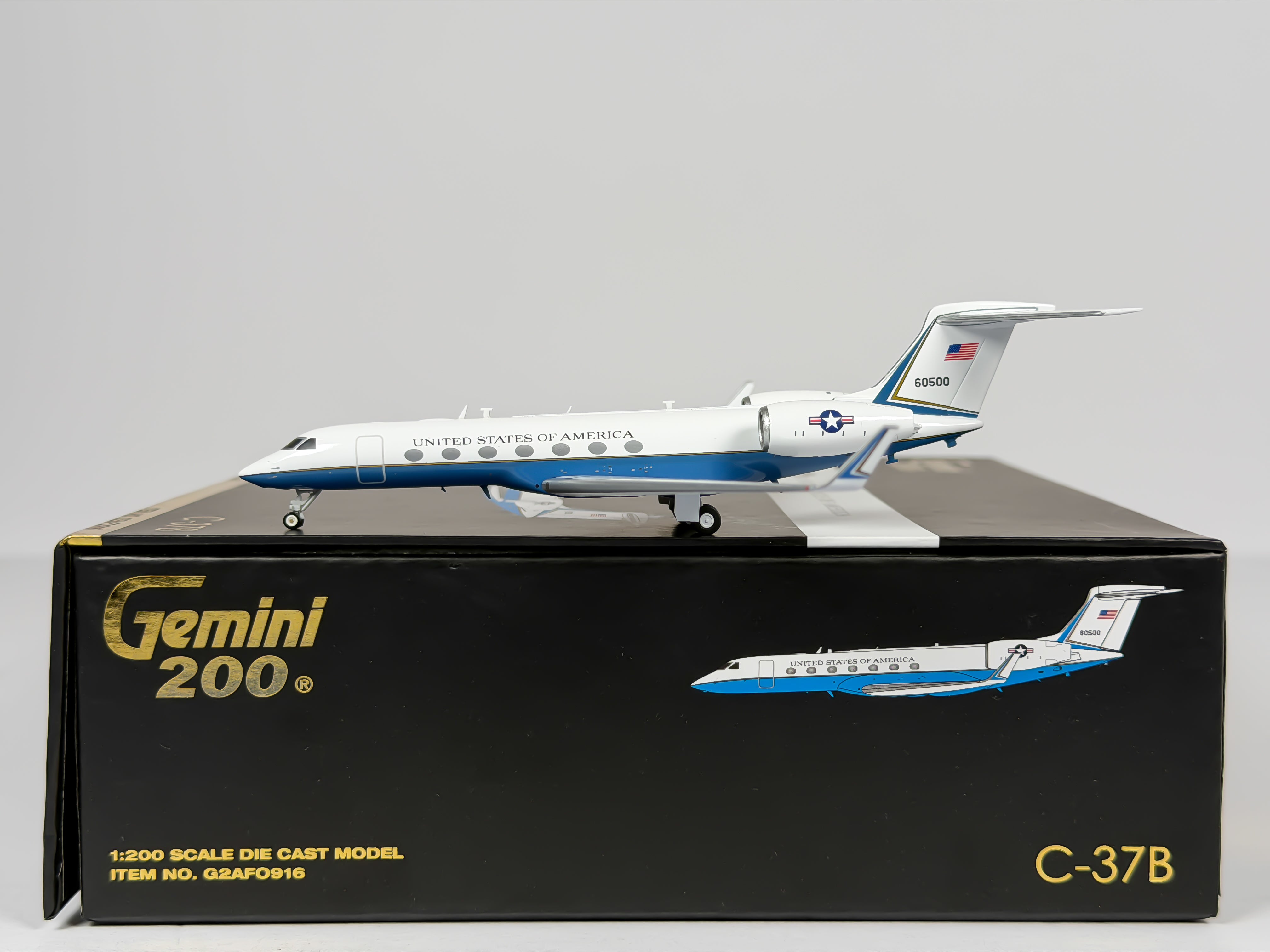 U.S Air Force (USAF) Gulfstream C-37B 1:200 Gemini Jets 60500 (G2AFO916)