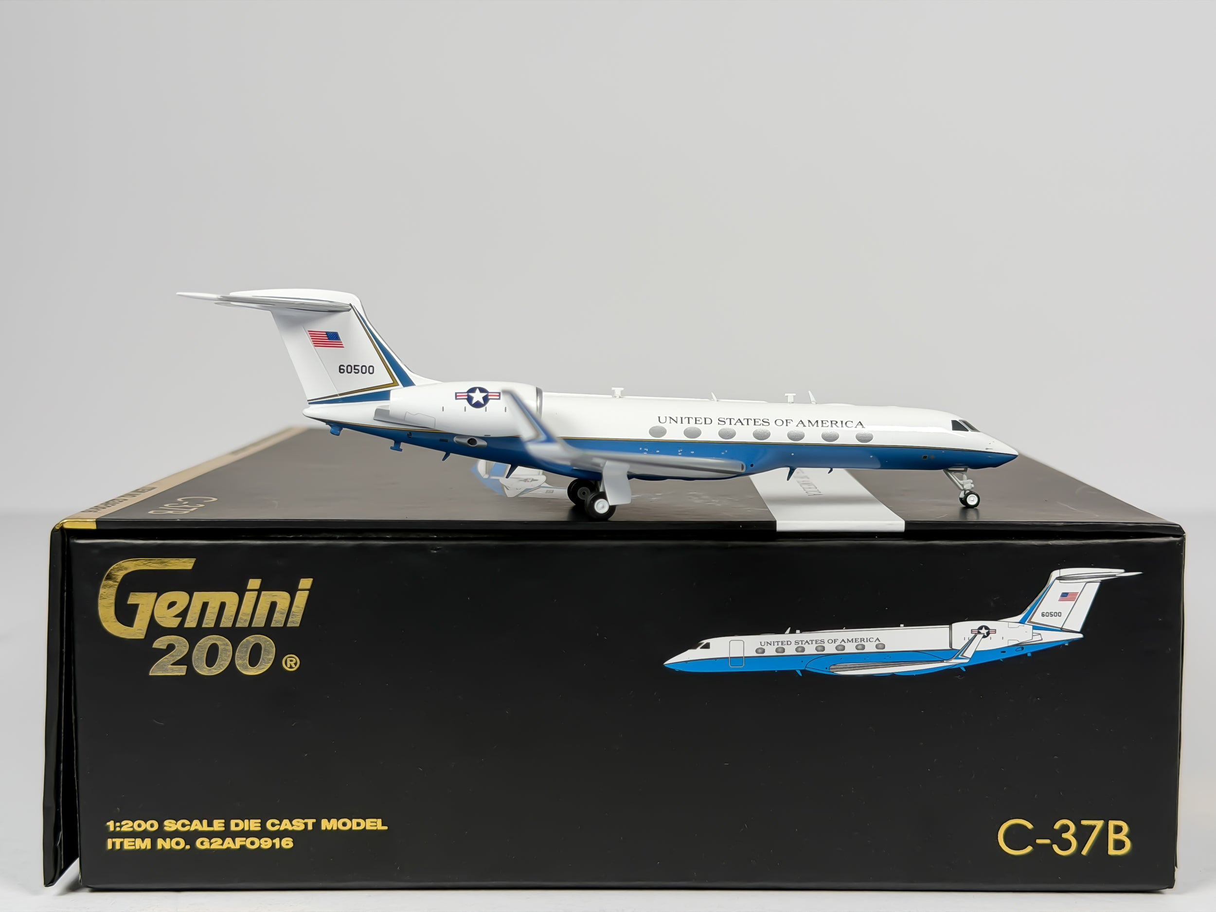 U.S Air Force (USAF) Gulfstream C-37B 1:200 Gemini Jets 60500 (G2AFO916)