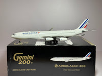 Gemini Jets 1:200 Air France Airbus A340-300 F-GLZN new logo G2AFR307