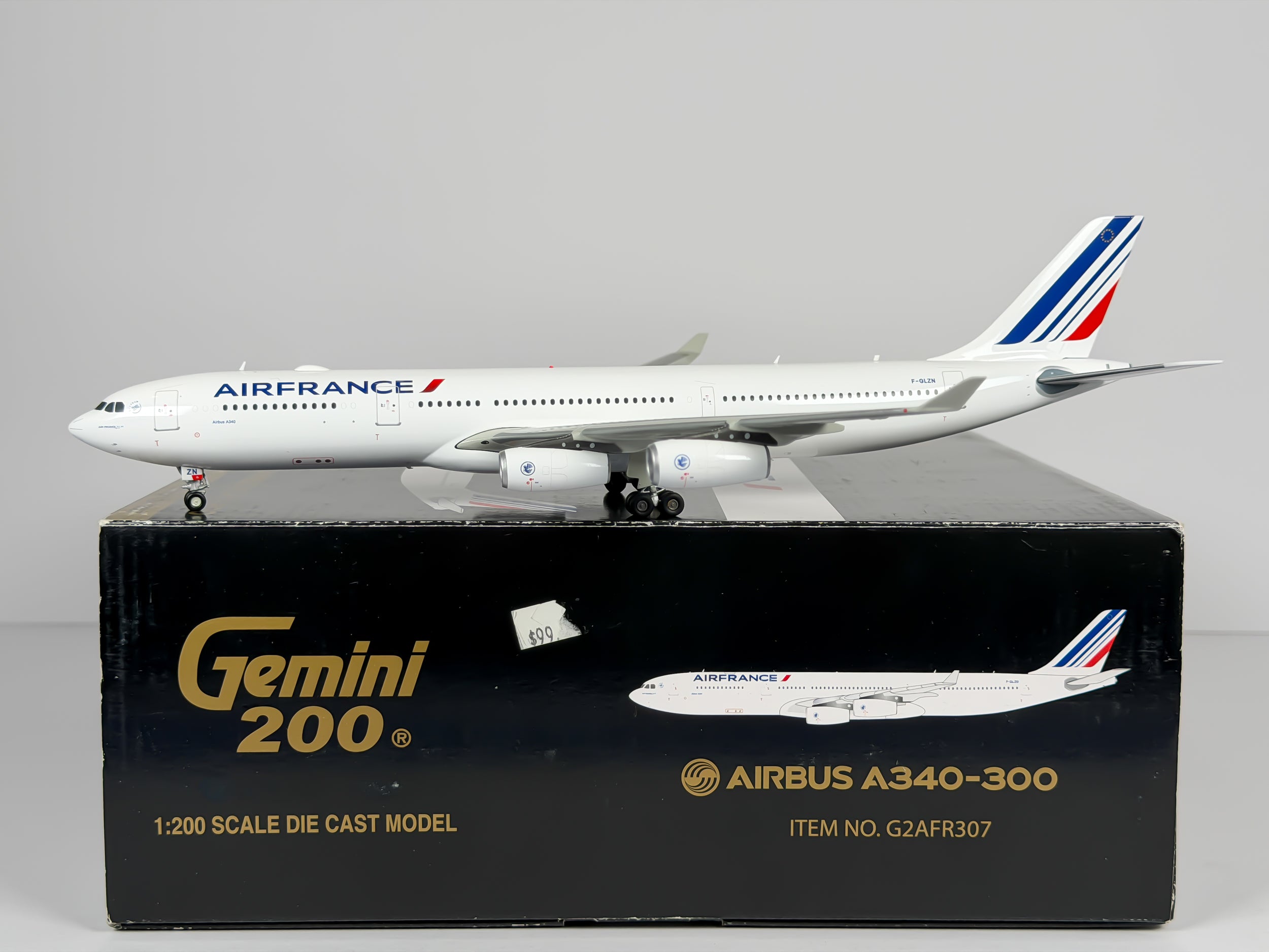 Air France Airbus A340-300 1:200 Gemini Jets F-GLZN (G2AFR307)