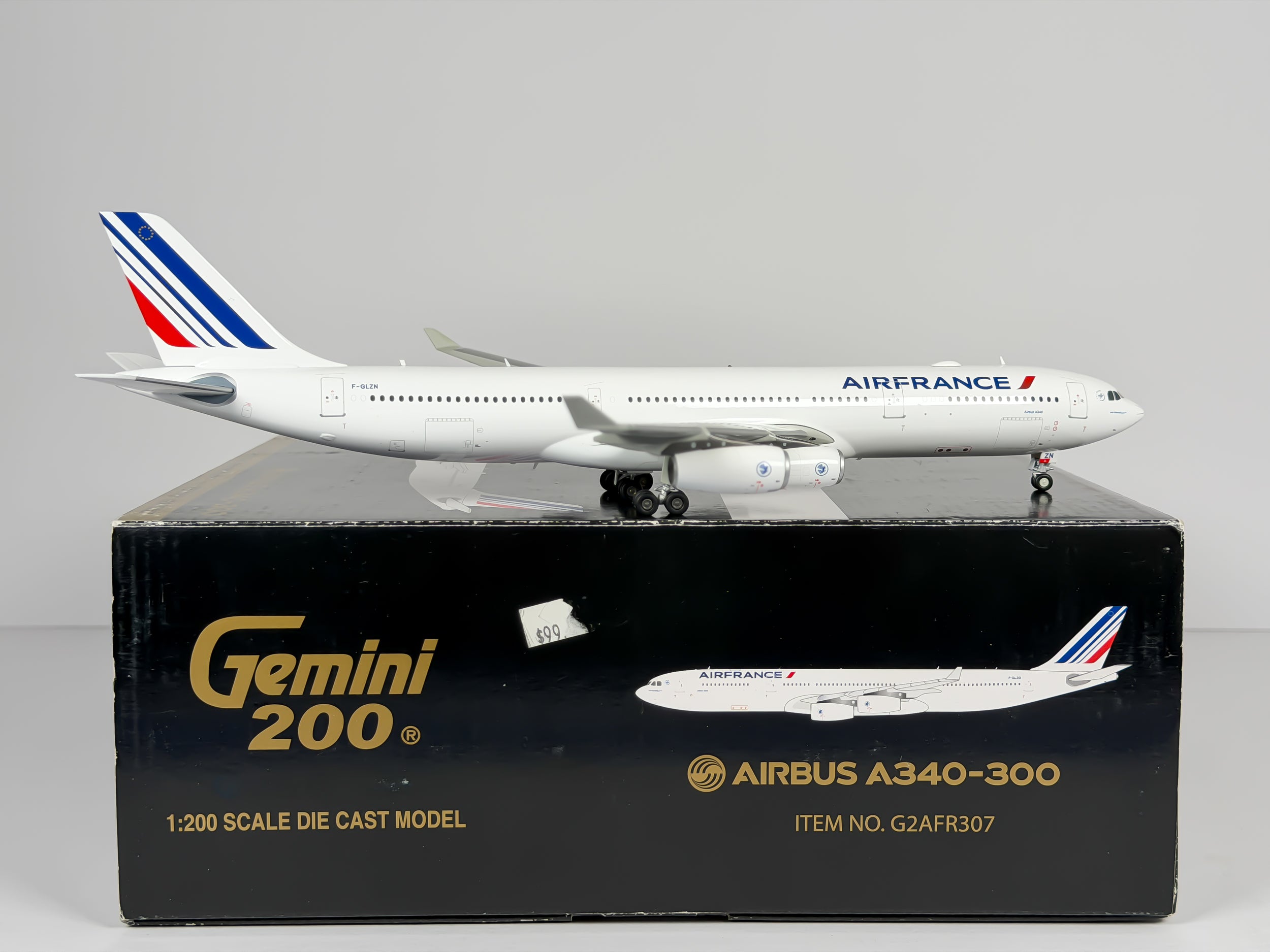 Air France Airbus A340-300 1:200 Gemini Jets F-GLZN (G2AFR307)