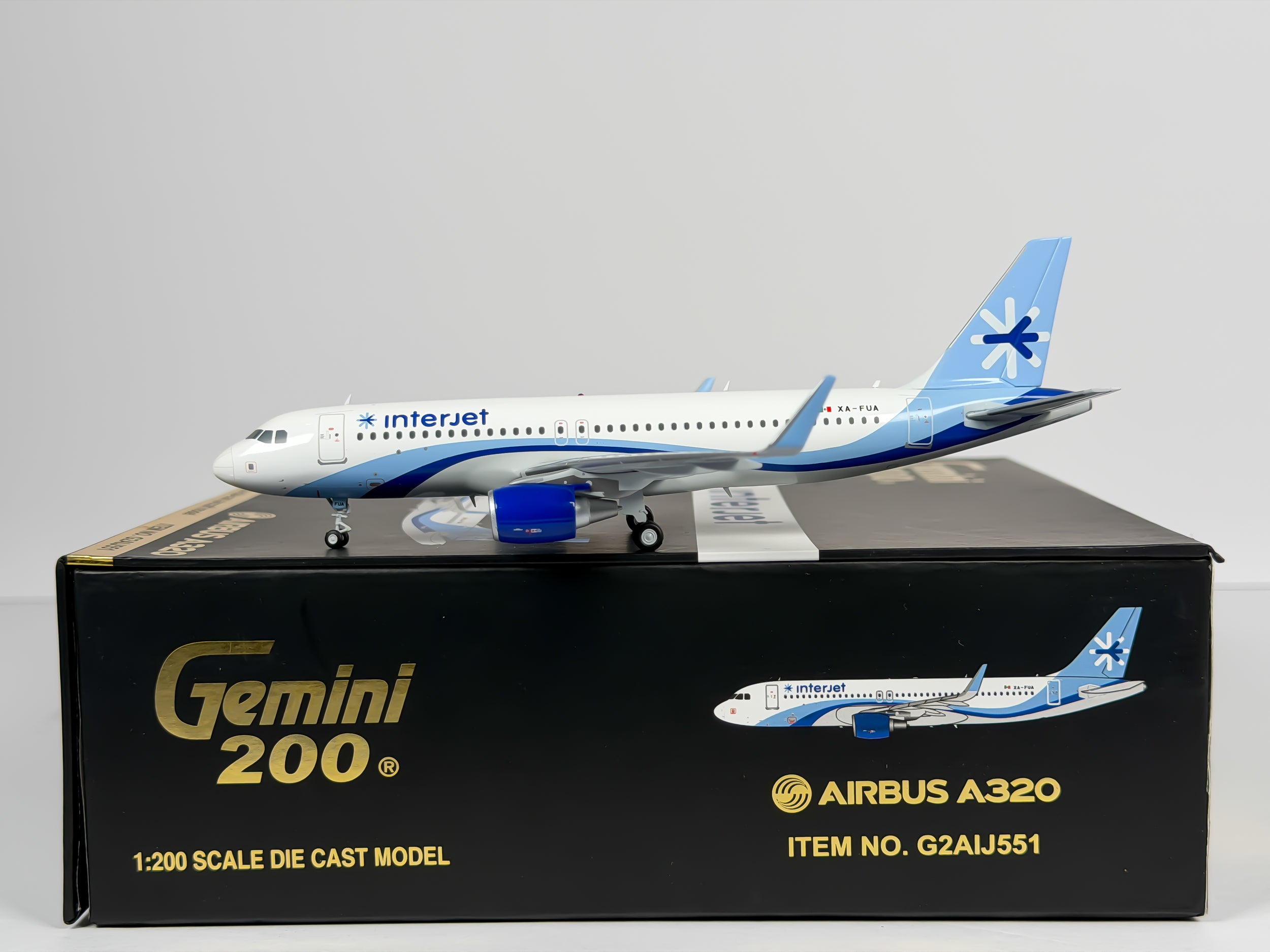 Interjet Airbus A320 1:200 Gemini Jets XA-FUA (G2AIJ551)