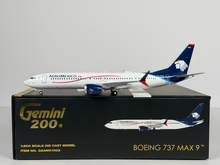 Aeromexico Boeing 737 MAX 9 1:200 Gemini Jets XA-MAZ (G2AMX1002)