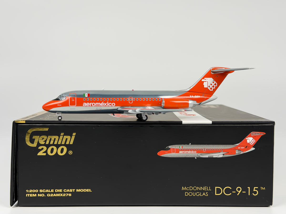 Aeromexico Douglas DC-9-15 1:200 Gemini Jets XA-SOY (G2AMX278)