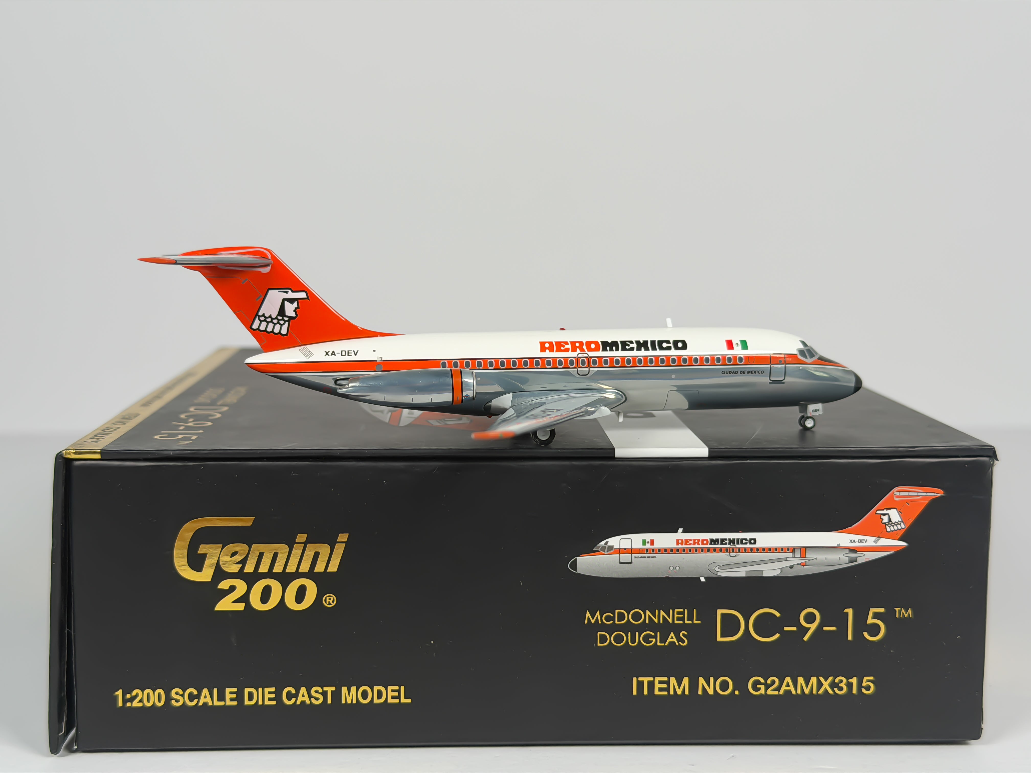 Aeromexico Douglas DC-9-15 1:200 Gemini Jets XA-DEV (G2AMX315)
