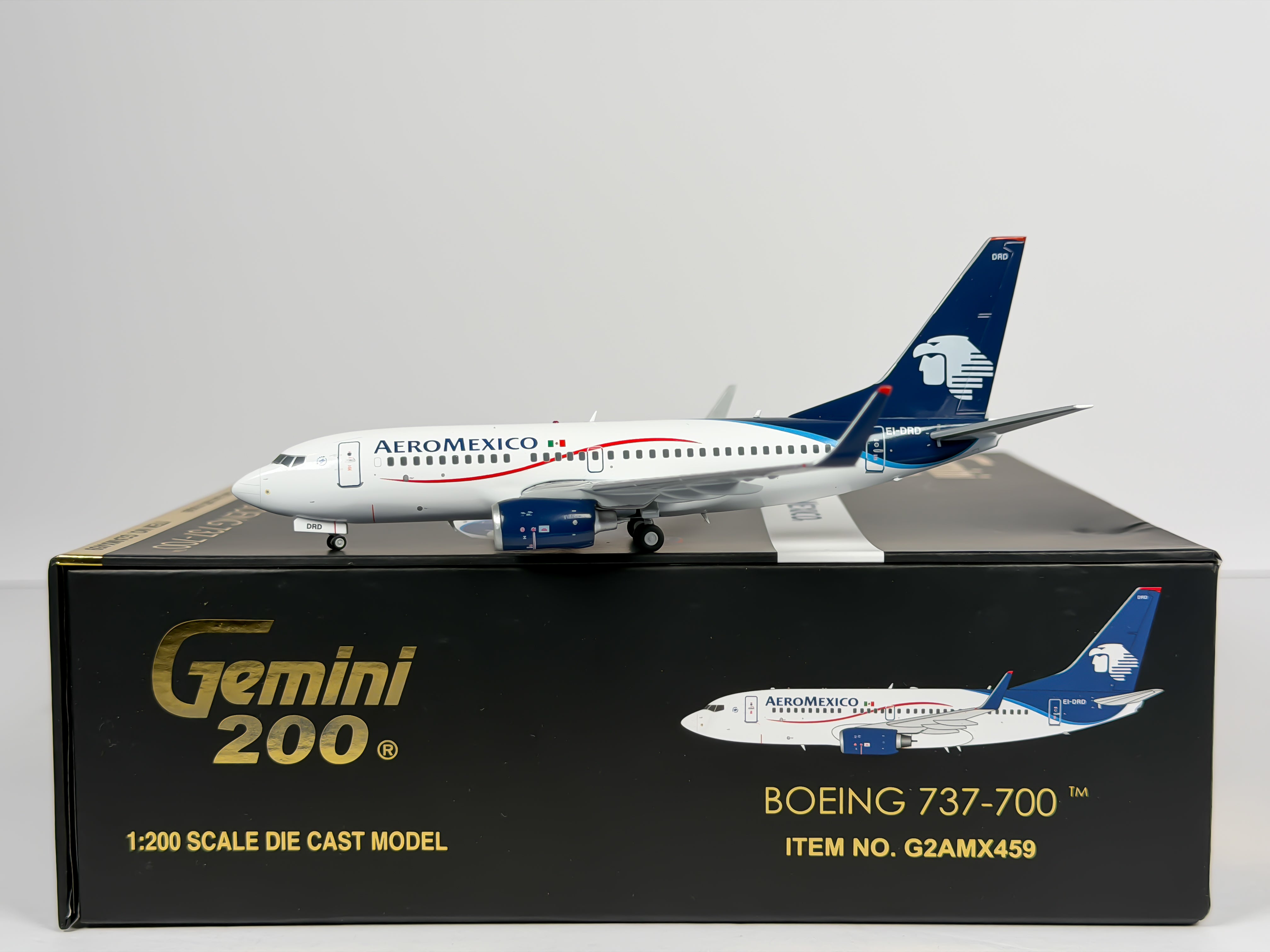 Aeromexico Boeing 737-700 1:200 Gemini Jets EI-DRD (G2AMX459)