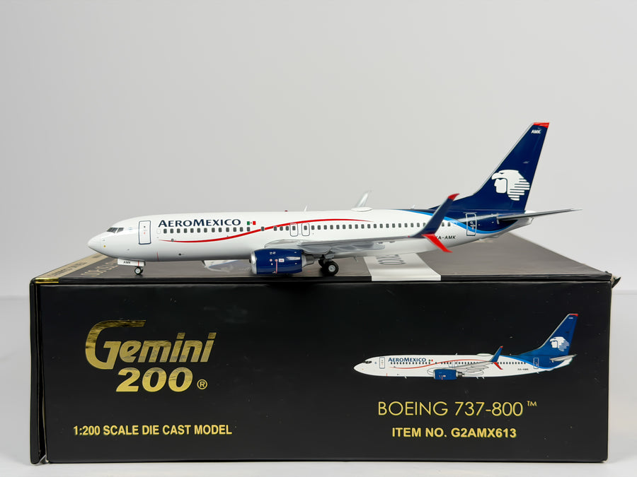 Aeromexico Boeing 737-800 1:200 Gemini Jets XA-AMK (G2AMX613)