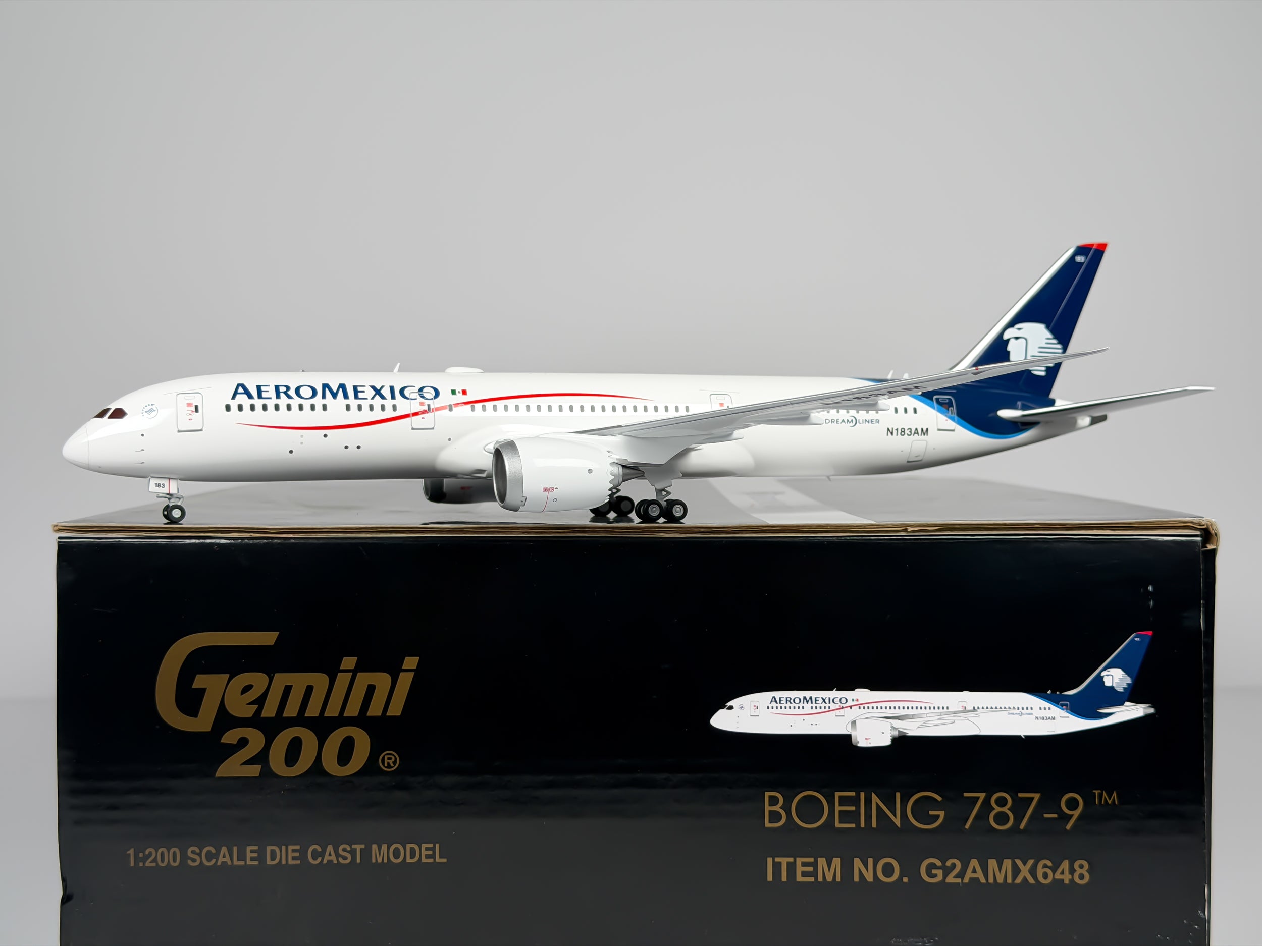 Aeromexico Boeing 787-9 1:200 Gemini Jets N183AM (G2AMX648)