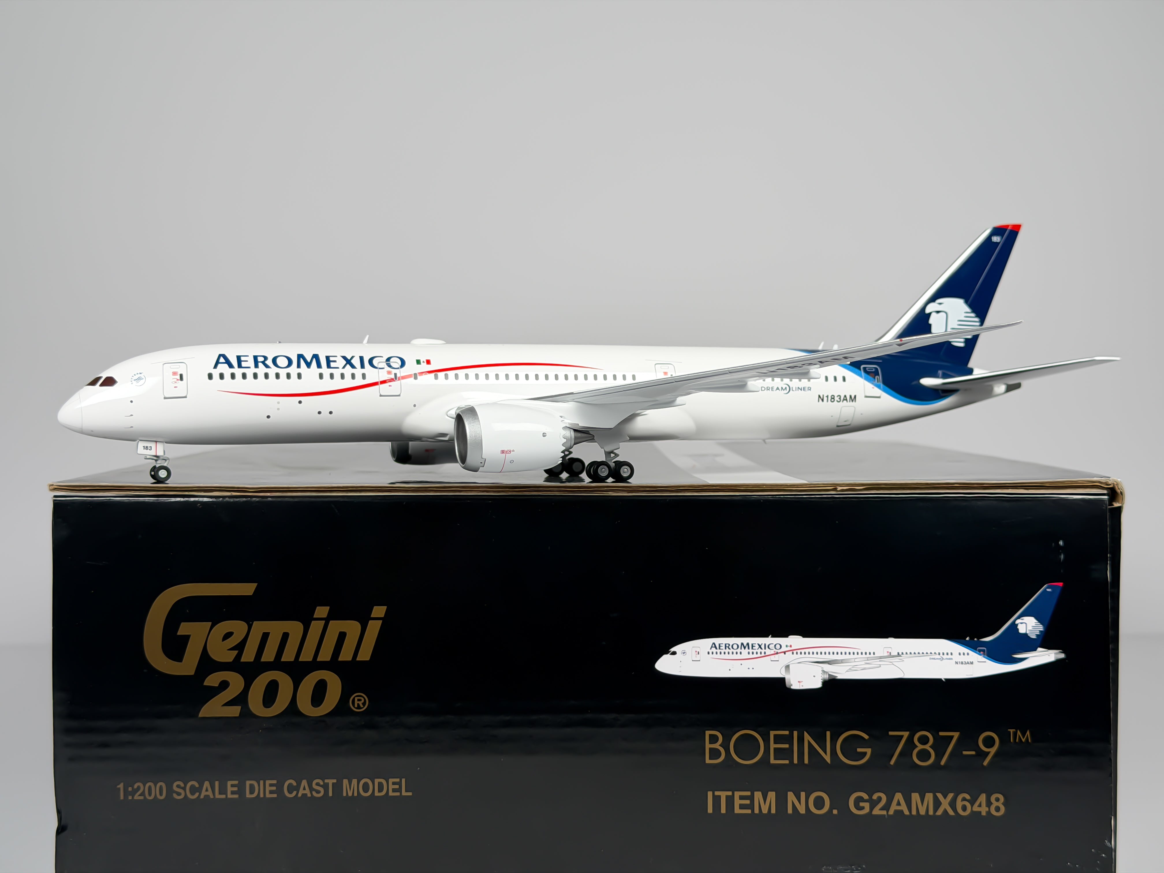 Aeromexico Boeing 787-9 1:200 Gemini Jets N183AM (G2AMX648)