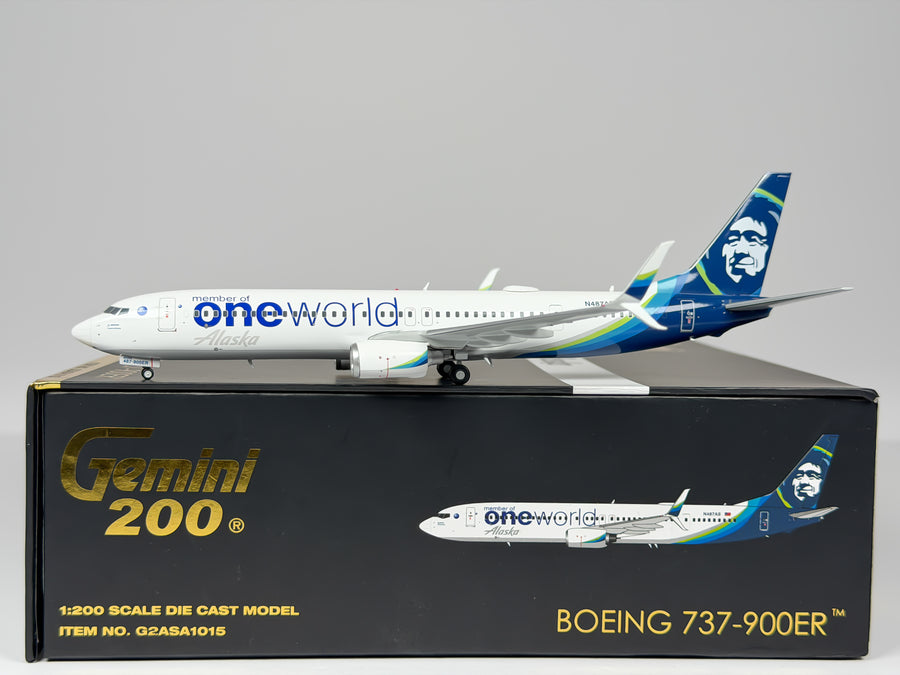Alaska Airlines Boeing 737-900 1:200 Gemini Jets N487AS (G2ASA1015)
