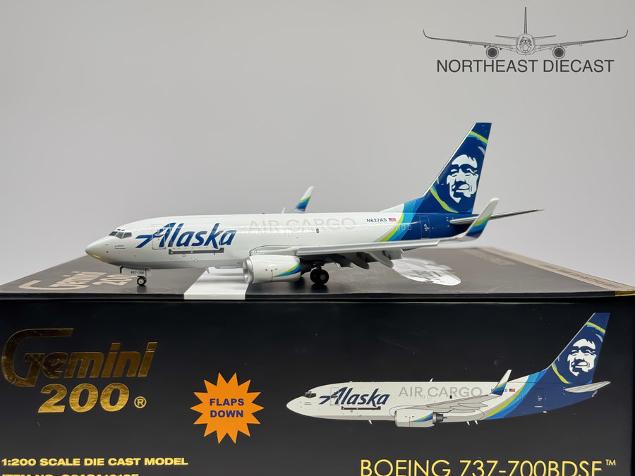Alaska Air Cargo Boeing 737-700 1:200 Gemini Jets N627AS (G2ASA1019F)