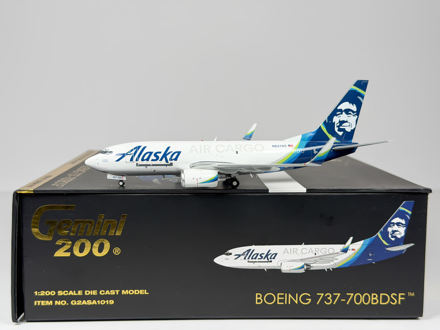 Alaska Airlines Boeing 737-700F 1:200 Gemini Jets N627AS (G2ASA1019)