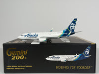 Alaska Airlines Boeing 737-700F 1:200 Gemini Jets N627AS (G2ASA1019)