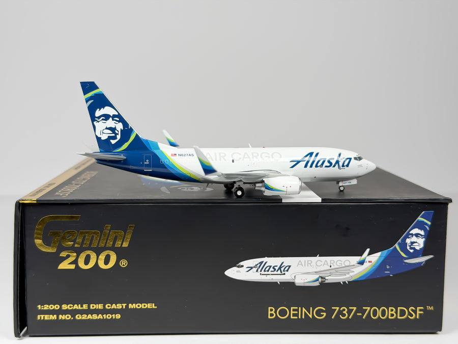 Alaska Airlines Boeing 737-700F 1:200 Gemini Jets N627AS (G2ASA1019)