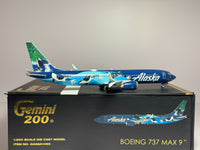 Alaska Airlines Boeing 737 MAX 8 1:200 Gemini Jets N932AK (G2ASA1089)