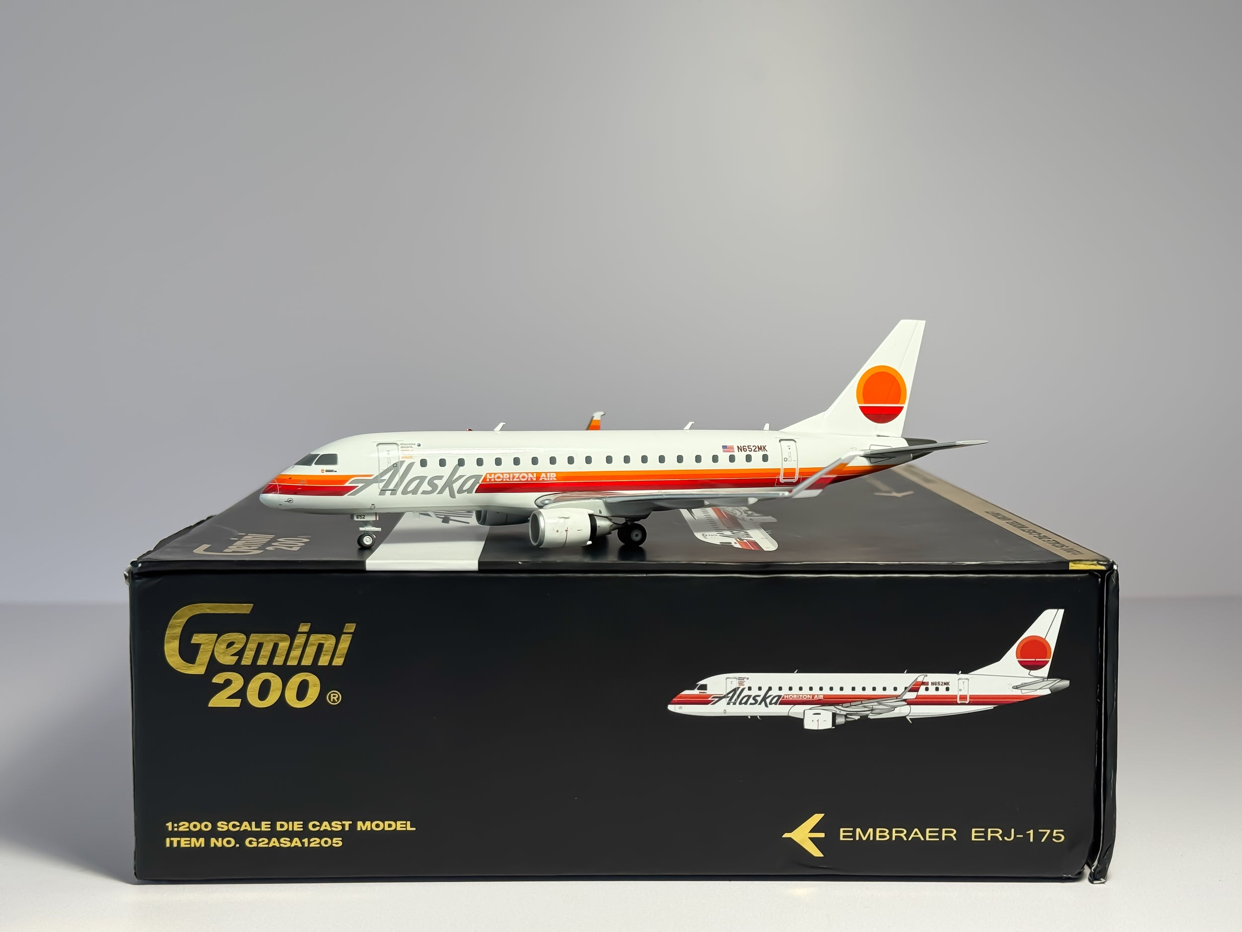 Alaska Horizon Embraer E175 1:200 Gemini Jets N652MK (G2ASA1205)