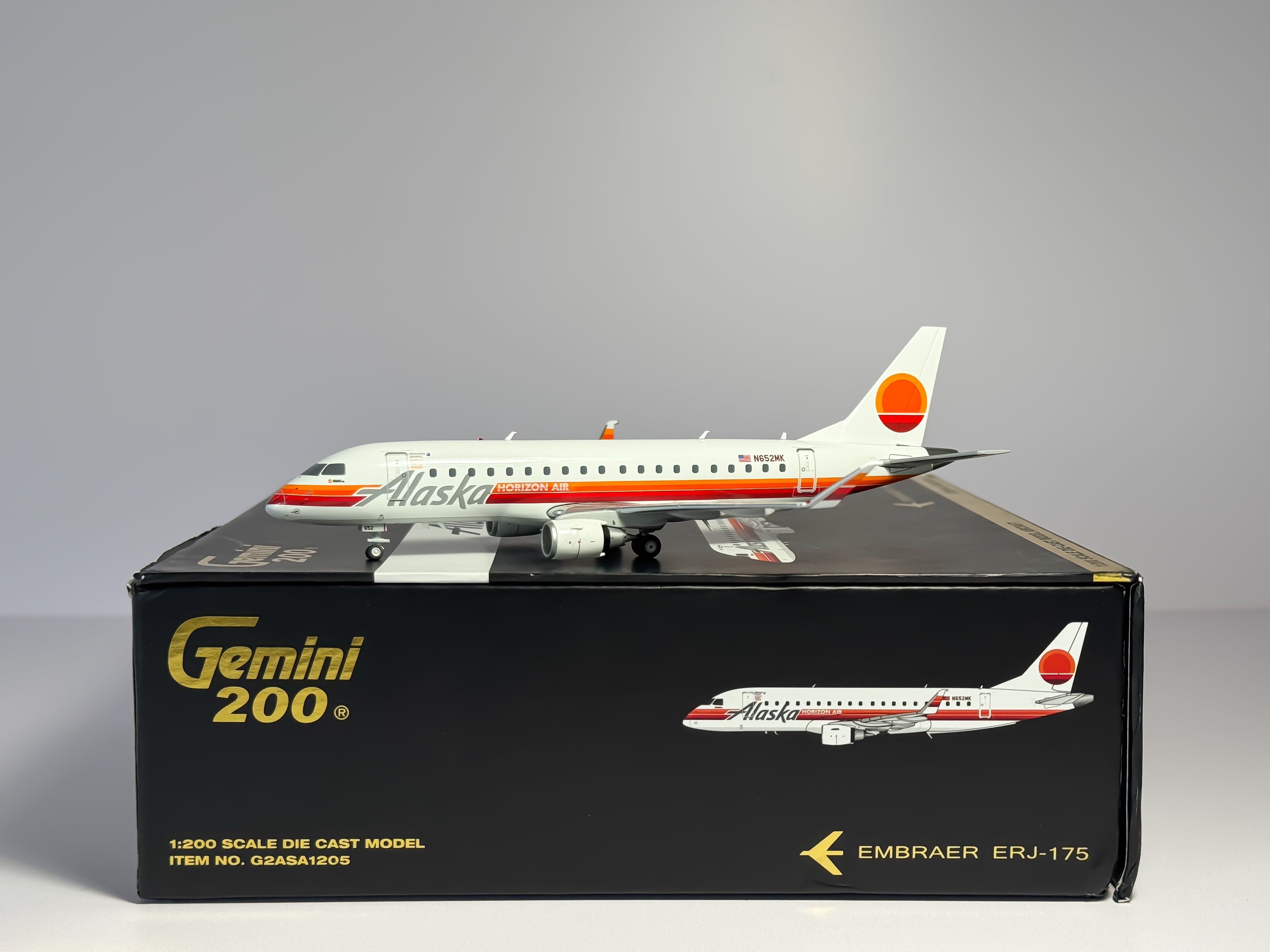 Alaska Horizon Embraer E175 1:200 Gemini Jets N652MK (G2ASA1205)