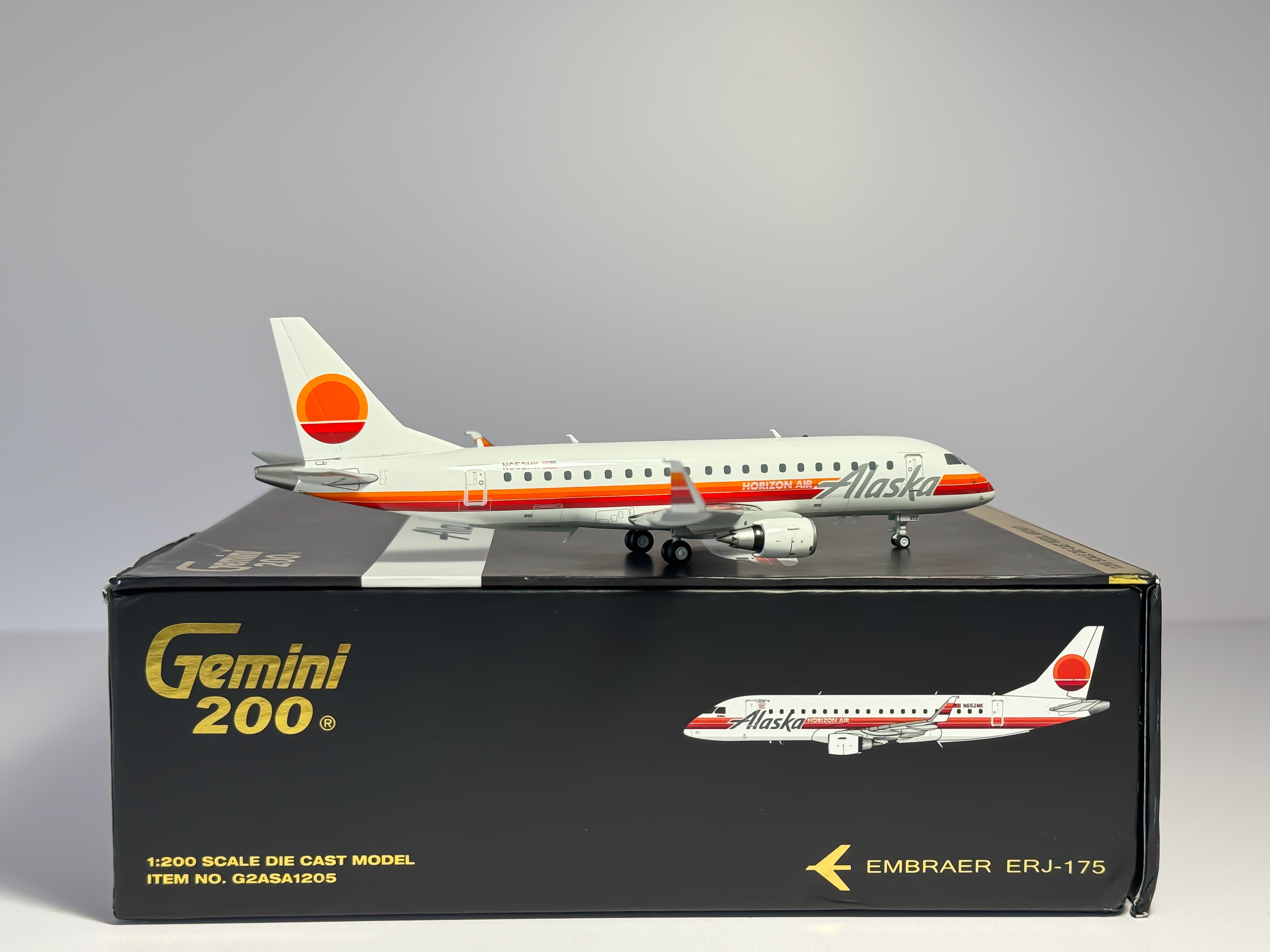 Alaska Horizon Embraer E175 1:200 Gemini Jets N652MK (G2ASA1205)