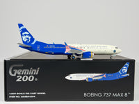 Alaska Airlines Boeing 737 MAX 8 1:200 Gemini Jets N806AK (G2ASA1294)