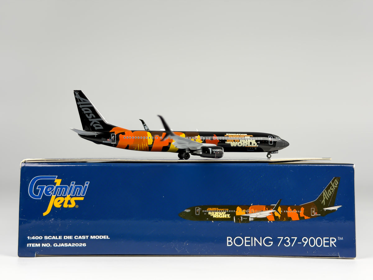 Alaska Airlines Boeing 737-900ER 1:400 Gemini Jets N492AS (G2ASA2026)