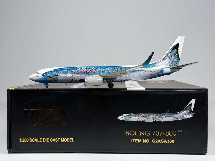 Alaska Airlines Boeing 737-800 1:200 Gemini Jets N559AS (G2ASA360)
