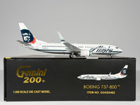 Alaska Airlines Boeing 737-800 1:200 Gemini Jets N586AS (G2ASA462)